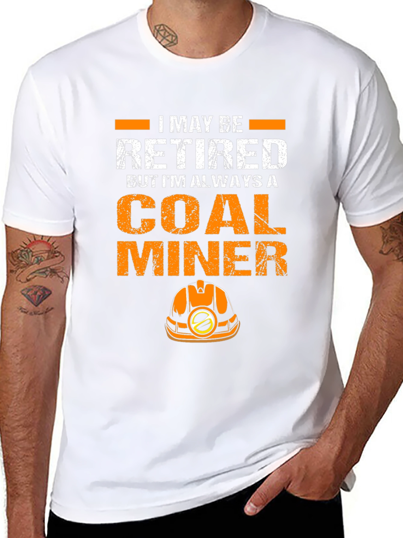 Retired Coal Miner Graphic Tee