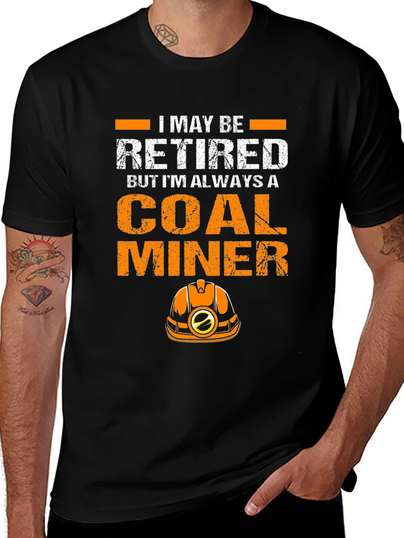 Retired Coal Miner Graphic Tee