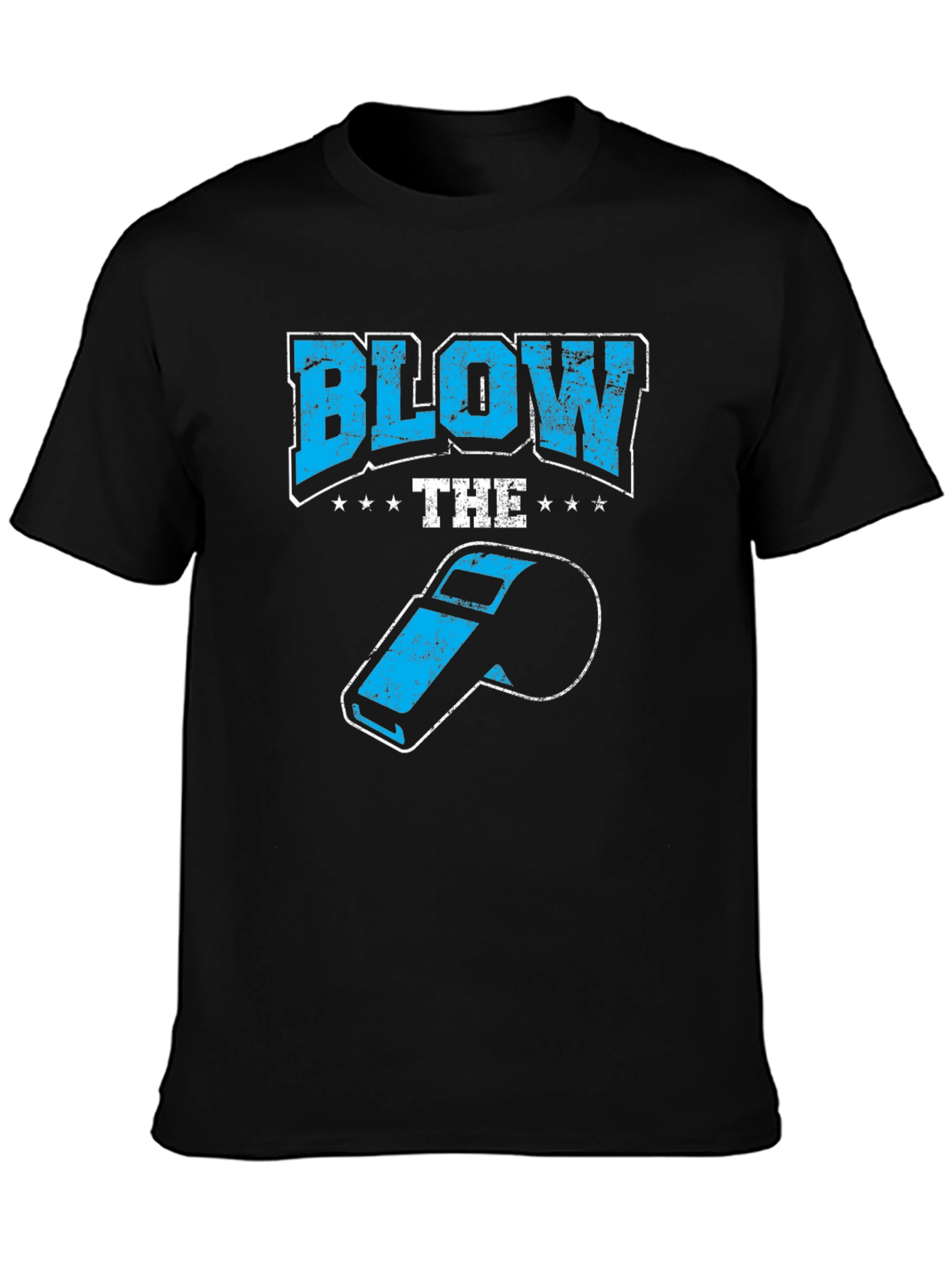 Blow the Whistle Black T-Shirt