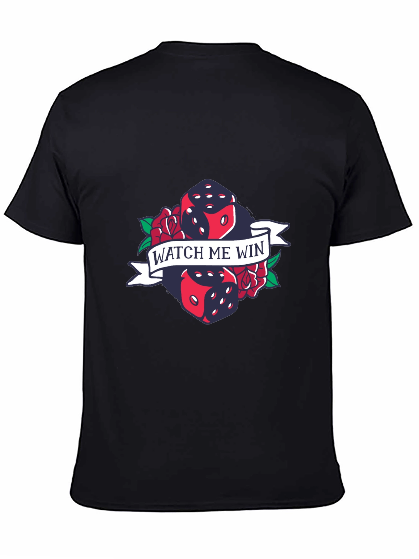Watch Me Win Dice Graphic T-Shirt - Lucky Tee
