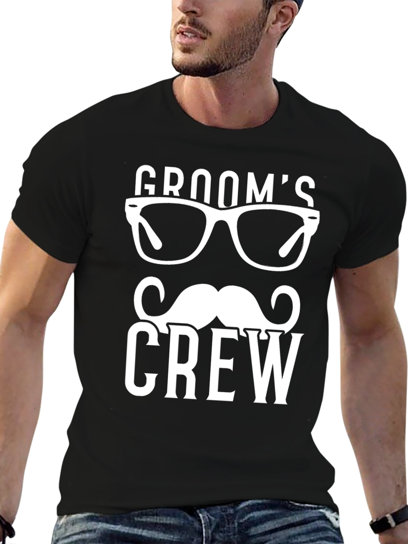 Grooms Crew T-Shirt - Wedding Party Apparel