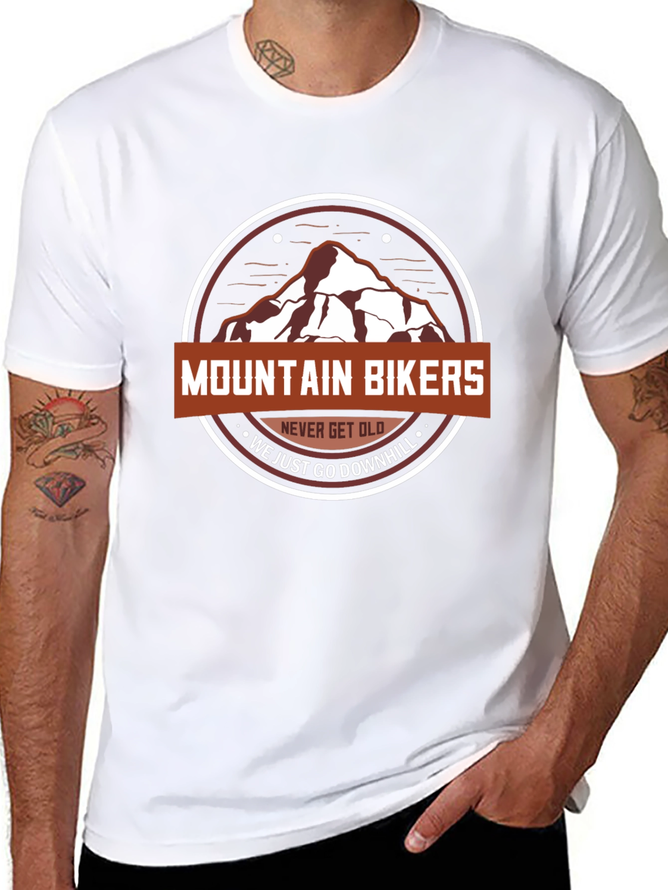 Mountain Bikers Never Get Old T-Shirt
