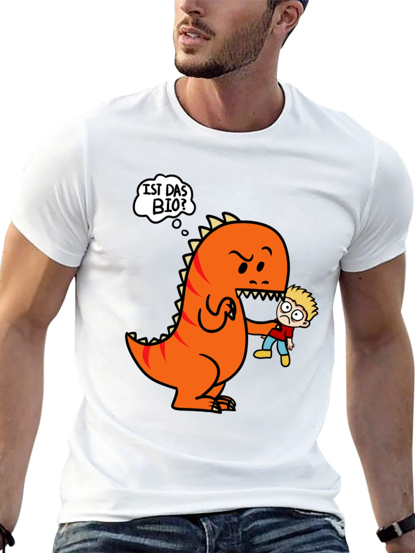 Funny Dinosaur Ist Das Bio? T-Shirt