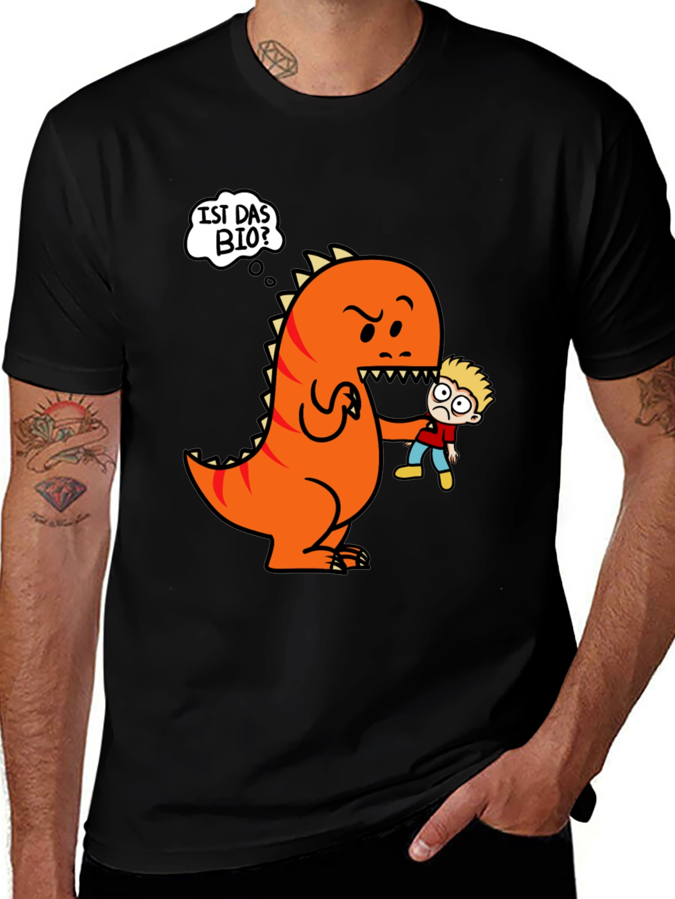 Funny Dinosaur Ist Das Bio? T-Shirt