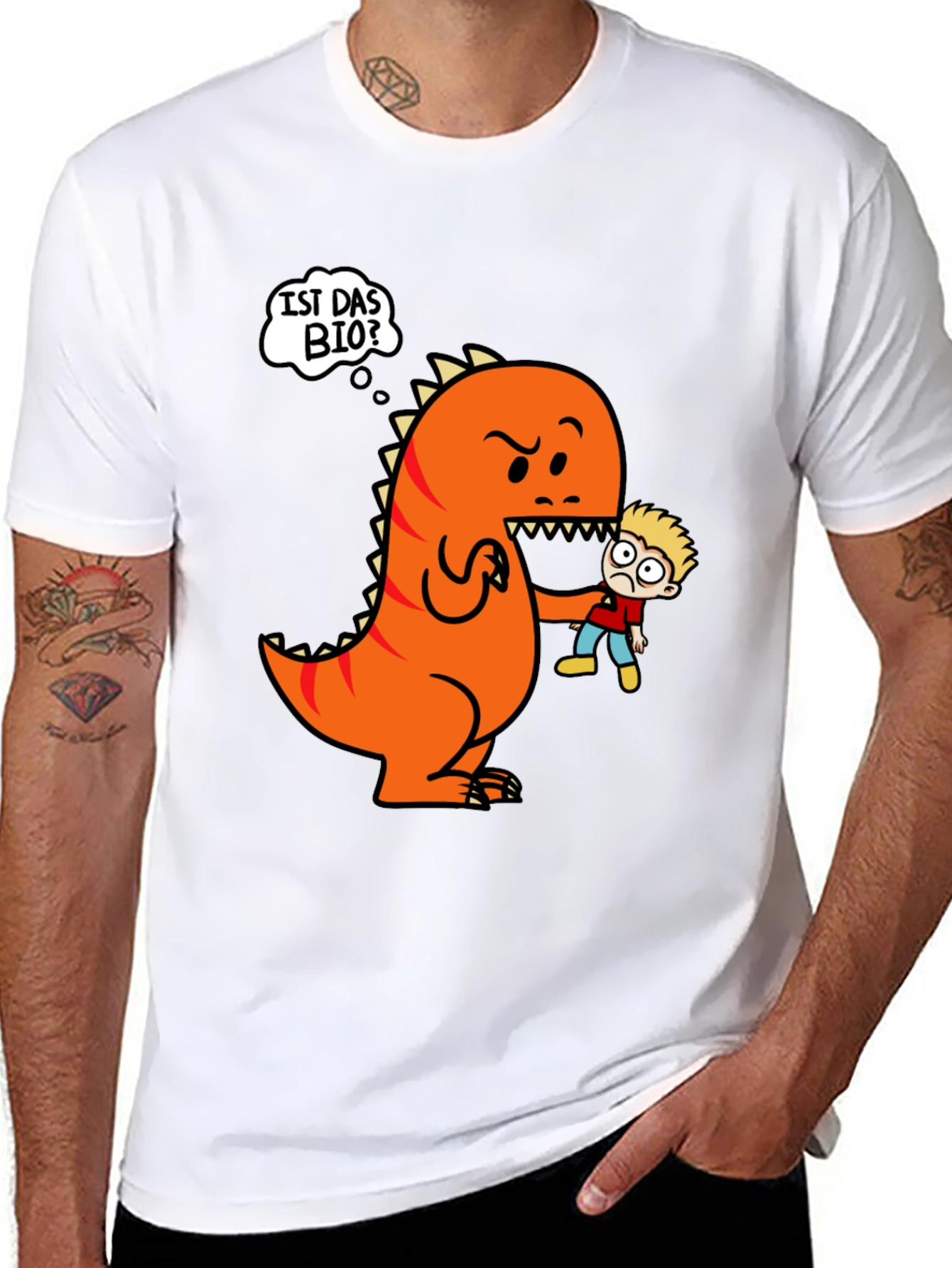 Funny Dinosaur Ist Das Bio? T-Shirt
