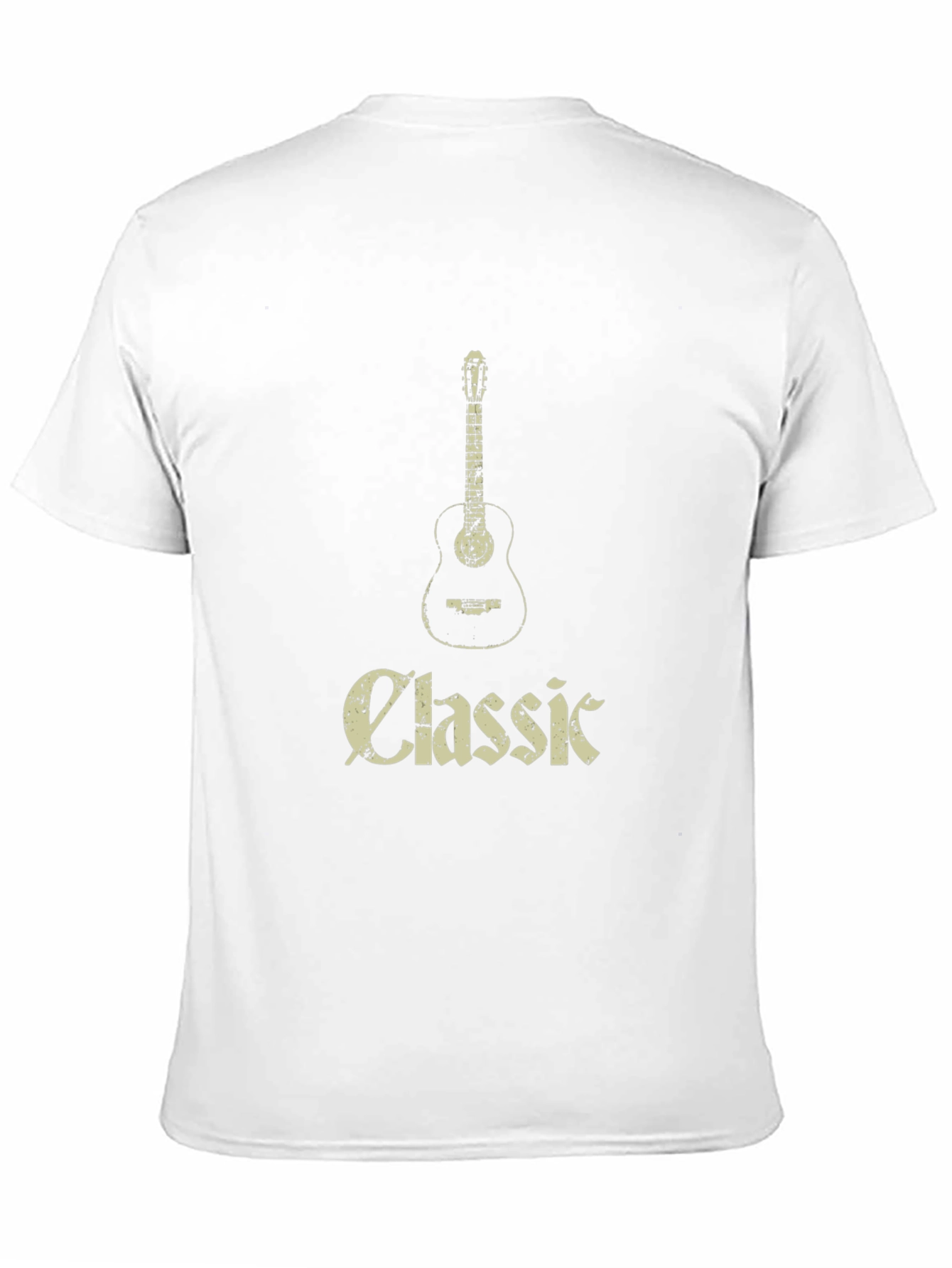 Classic Guitar Graphic Tee - Soft Cotton Comfort