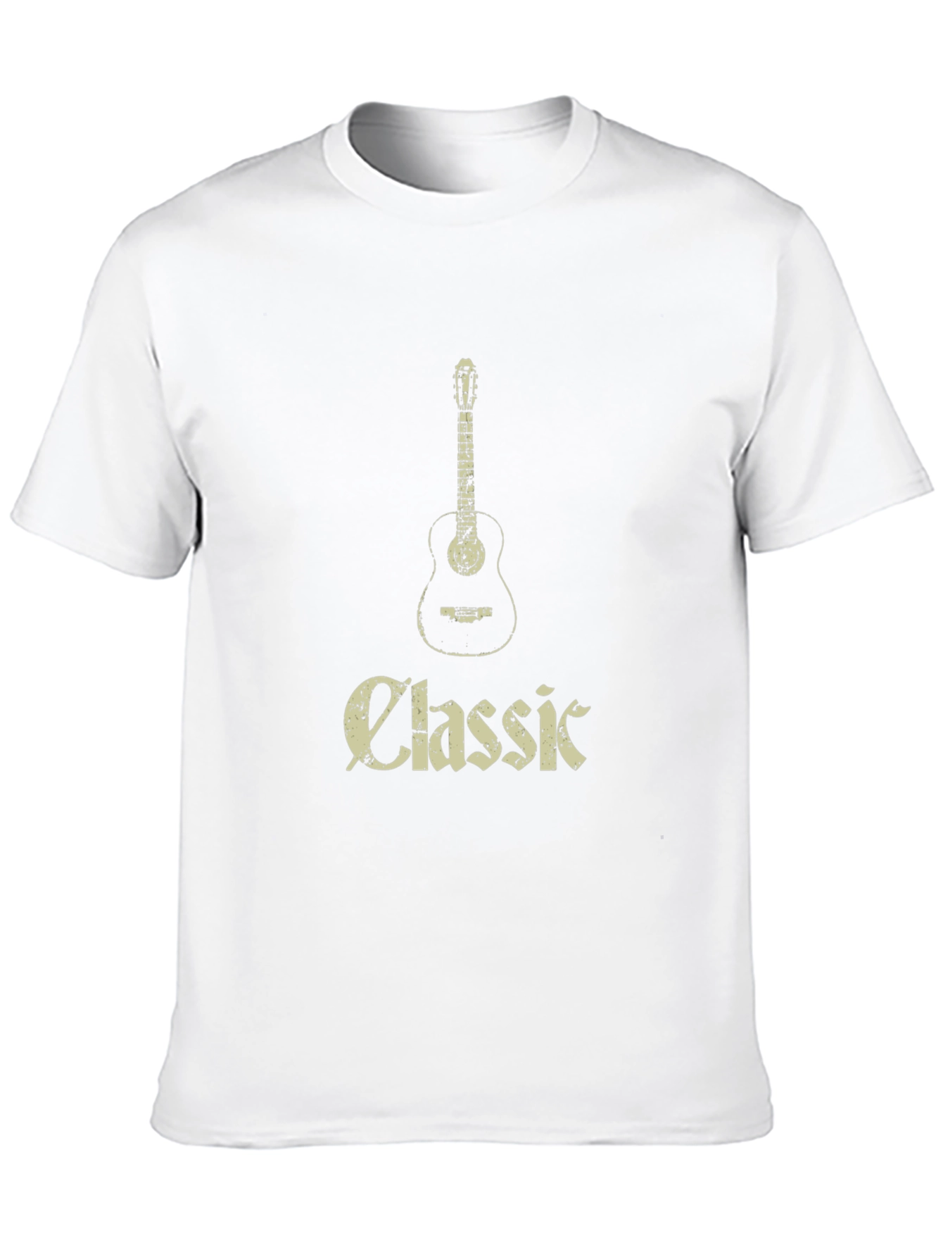 Classic Guitar Graphic Tee - Soft Cotton Comfort