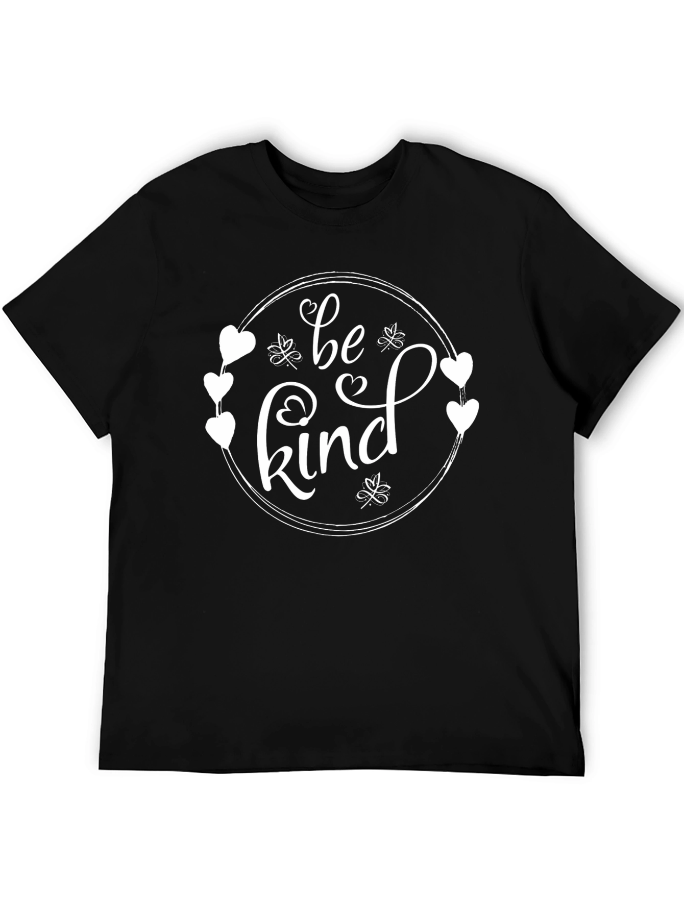Be Kind Graphic Tee - Soft Cotton Crew Neck