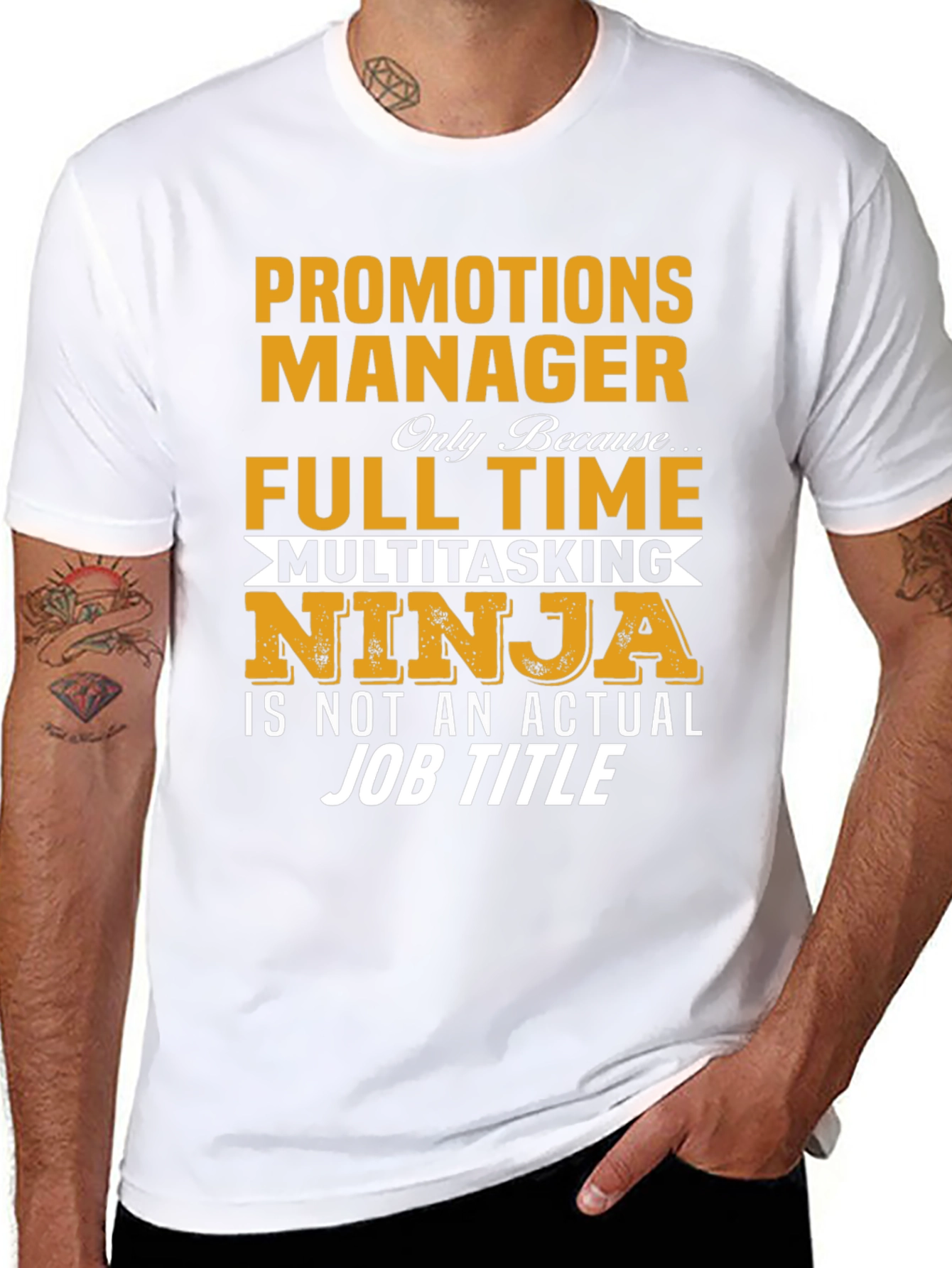 Promotions Manager T-Shirt Full Time Ninja