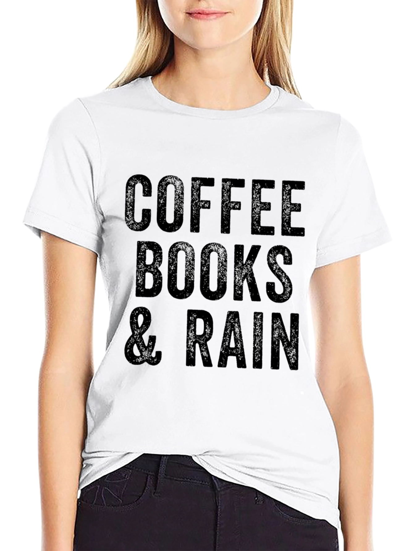 Coffee Books & Rain T-Shirt