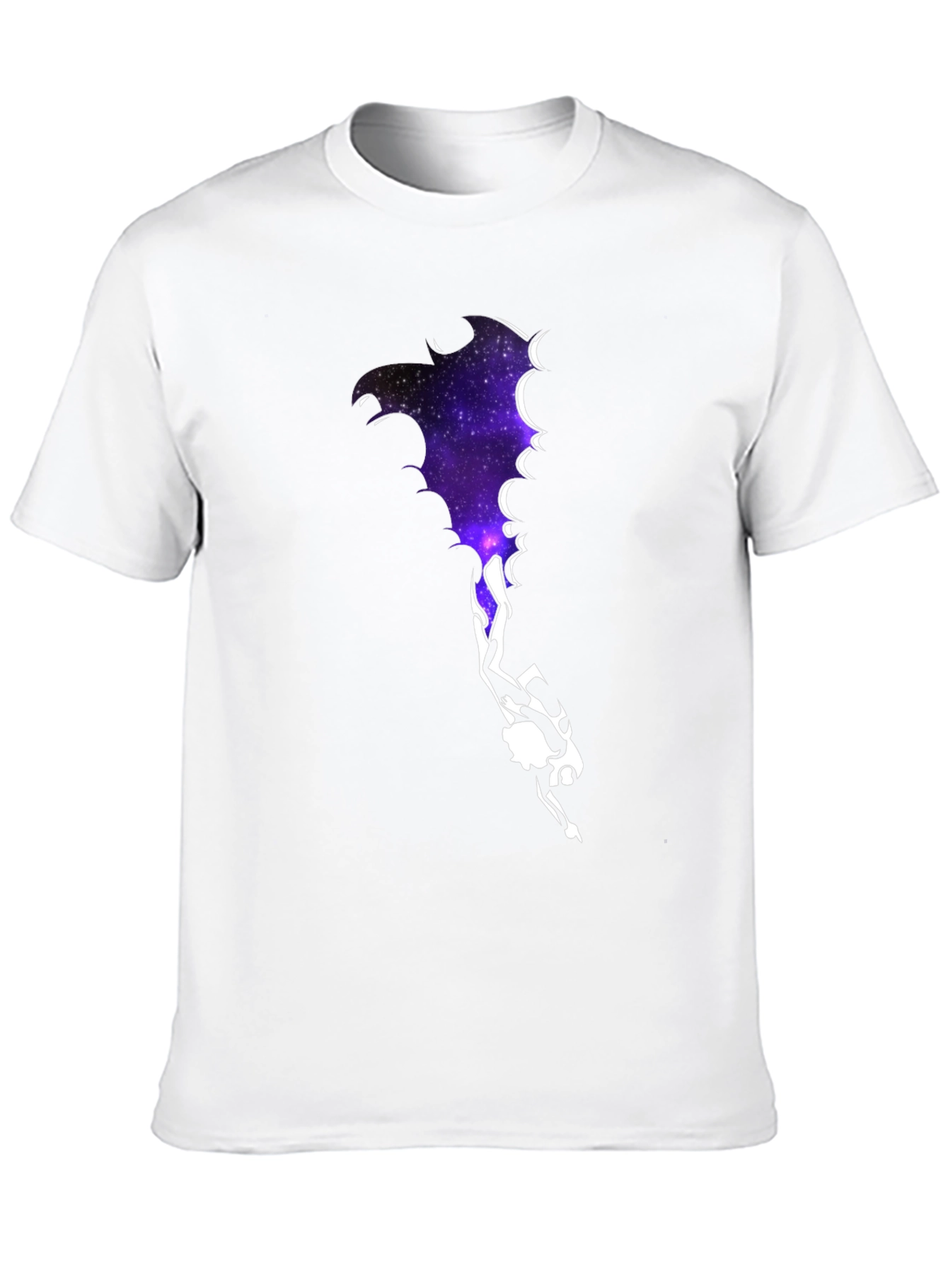 Galaxy Diver Graphic Tee - Black