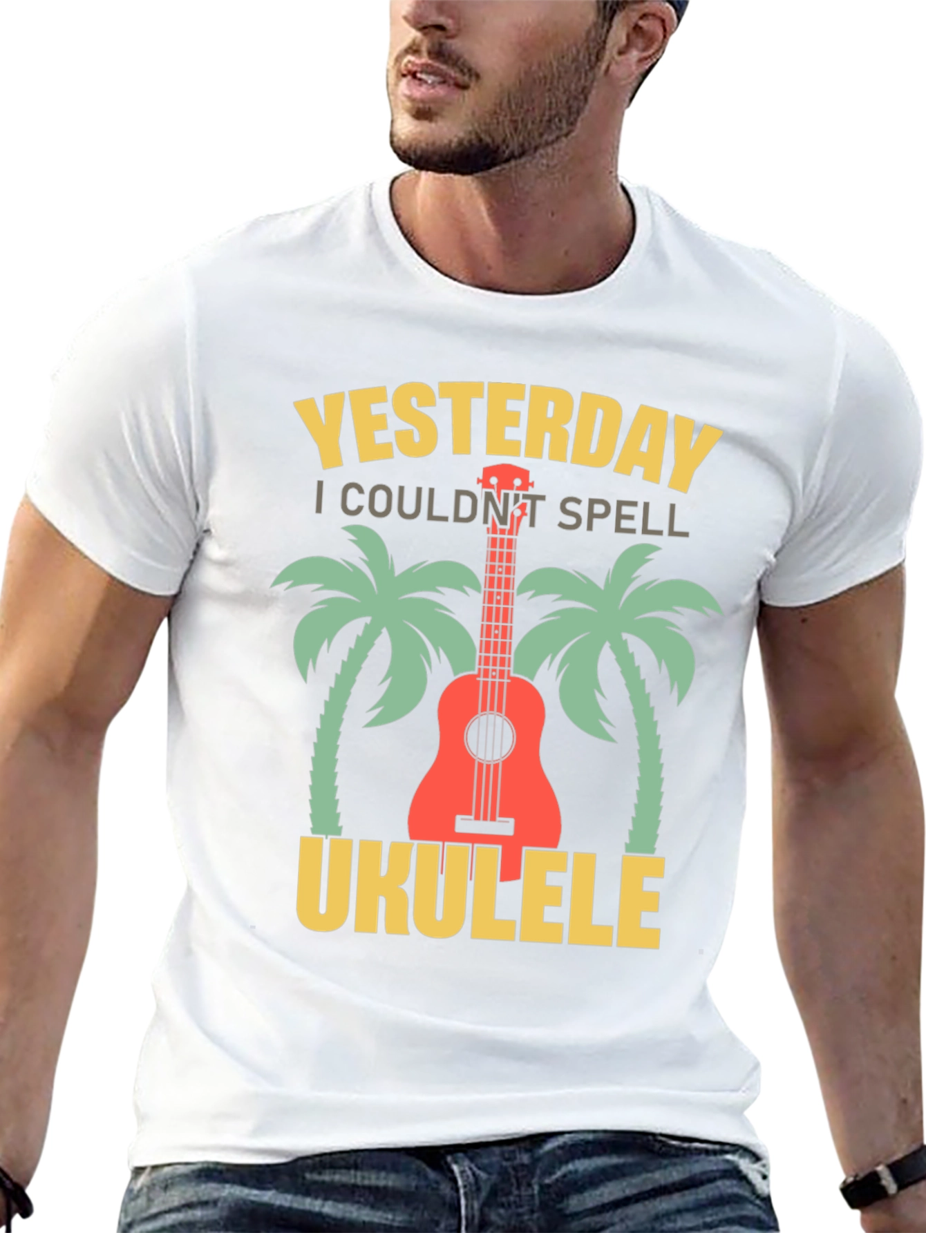 Yesterday I Couldnt Spell Ukulele T-Shirt