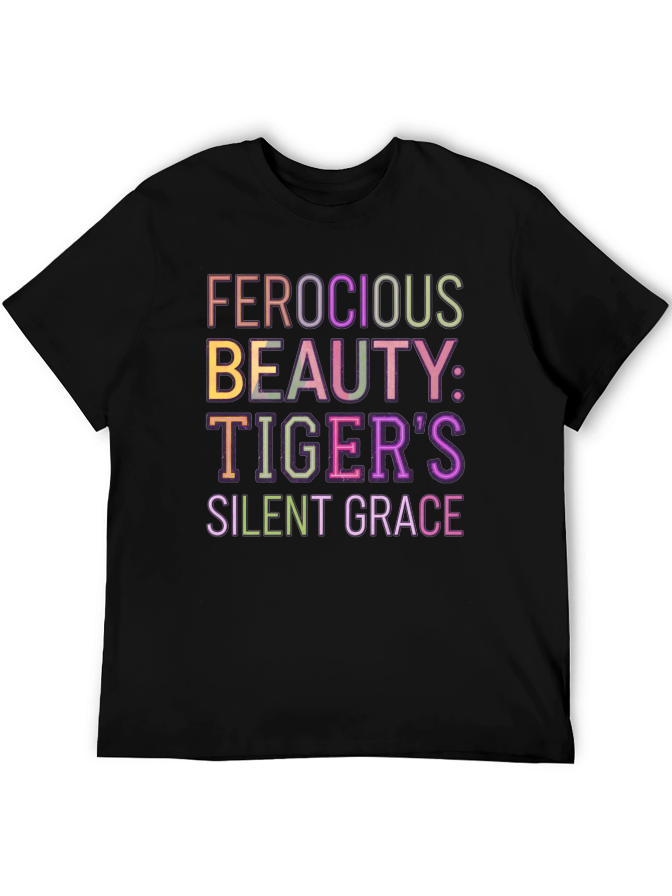 Ferocious Beauty Tigers Grace Black Tee