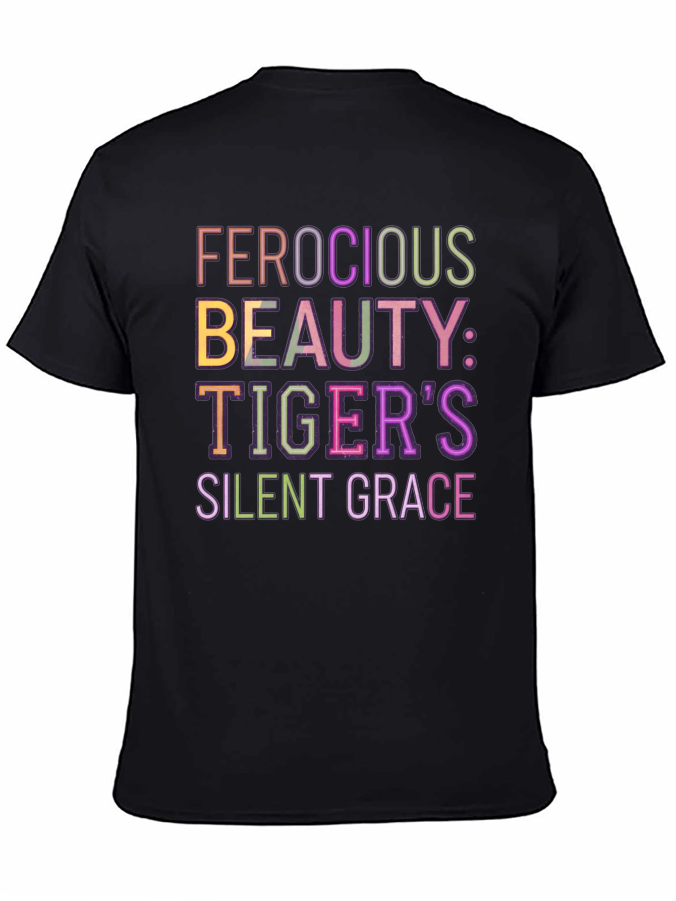 Ferocious Beauty Tigers Grace Black Tee