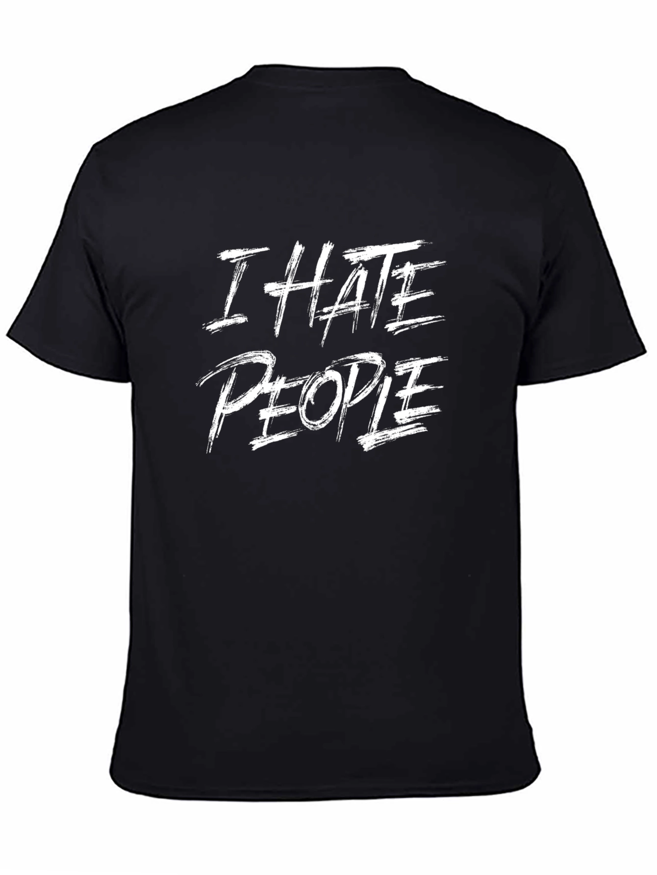 I Hate People Graphic T-Shirt - Casual Cotton Tee