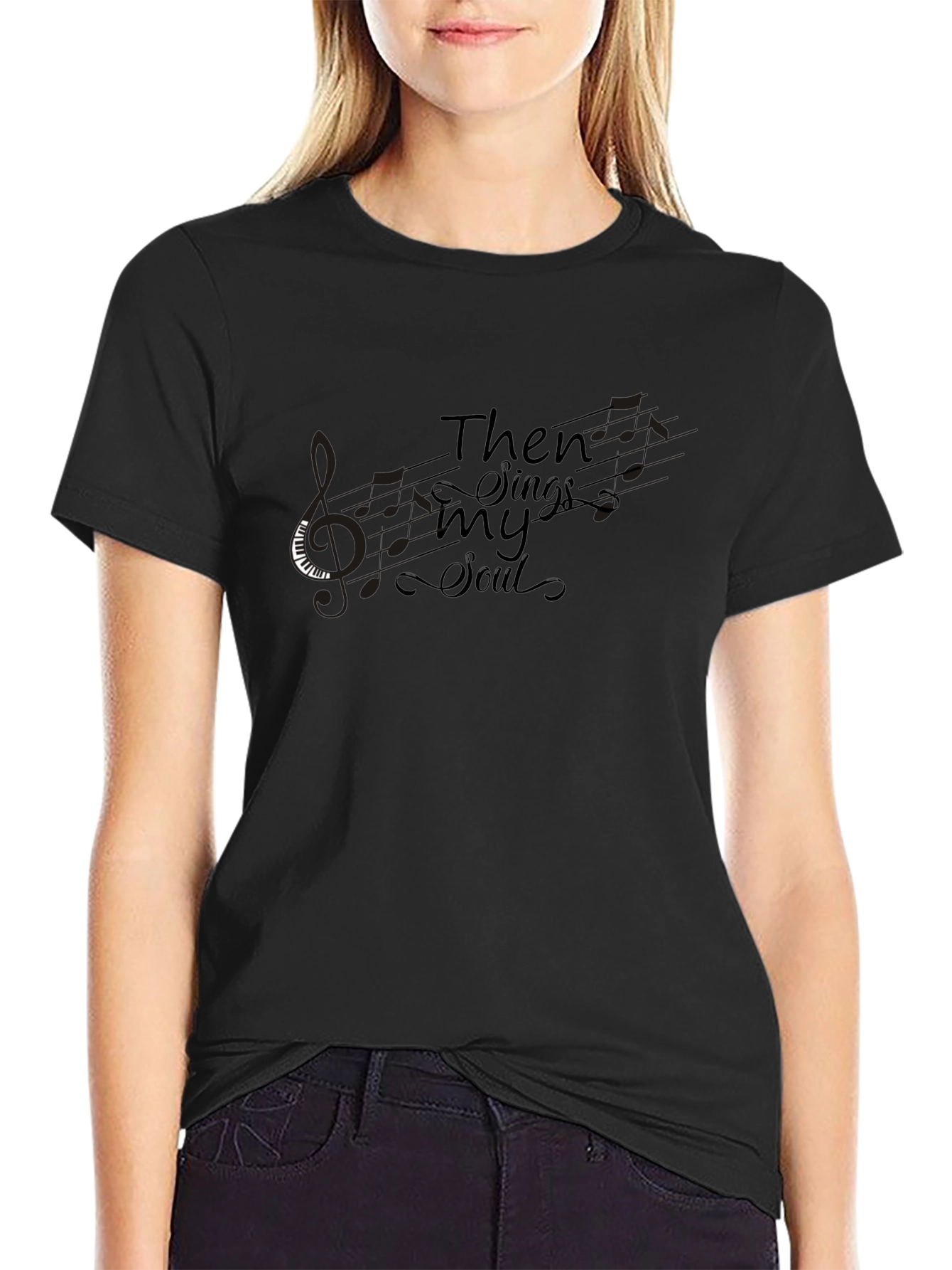 Then Sings My Soul Black T-Shirt