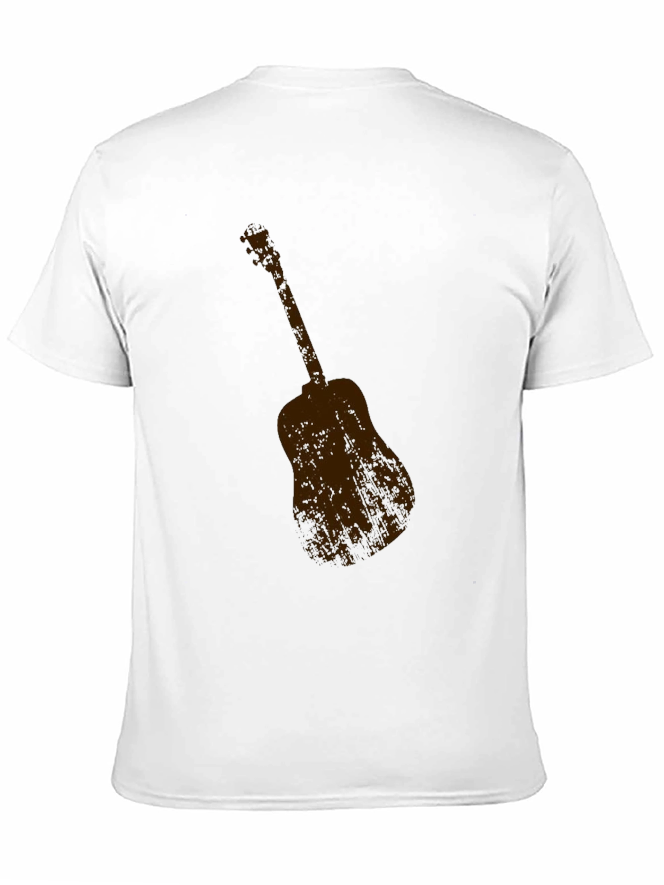 Guitar Graphic Tee - Classic Black Crew Neck