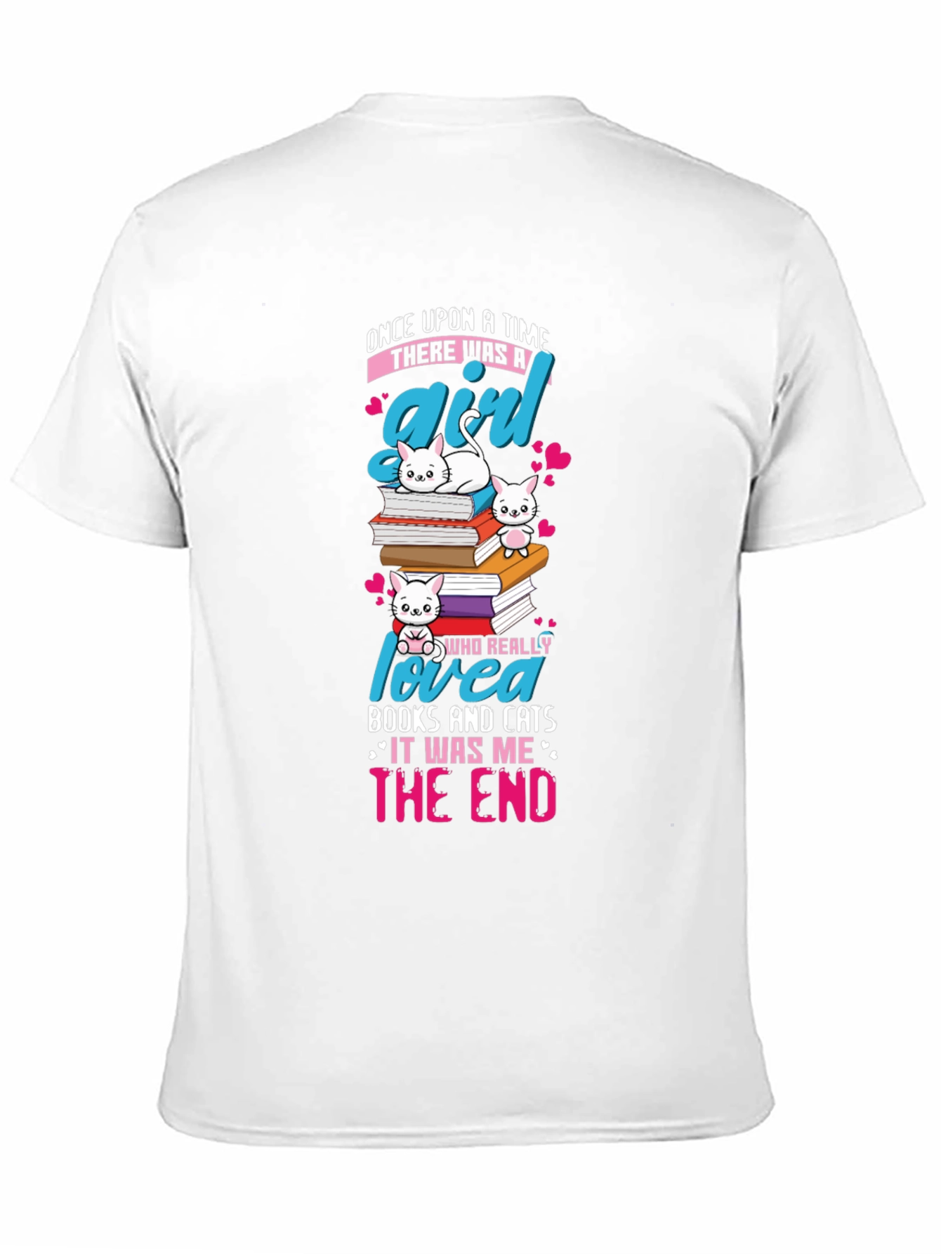 Cats and Books T-Shirt