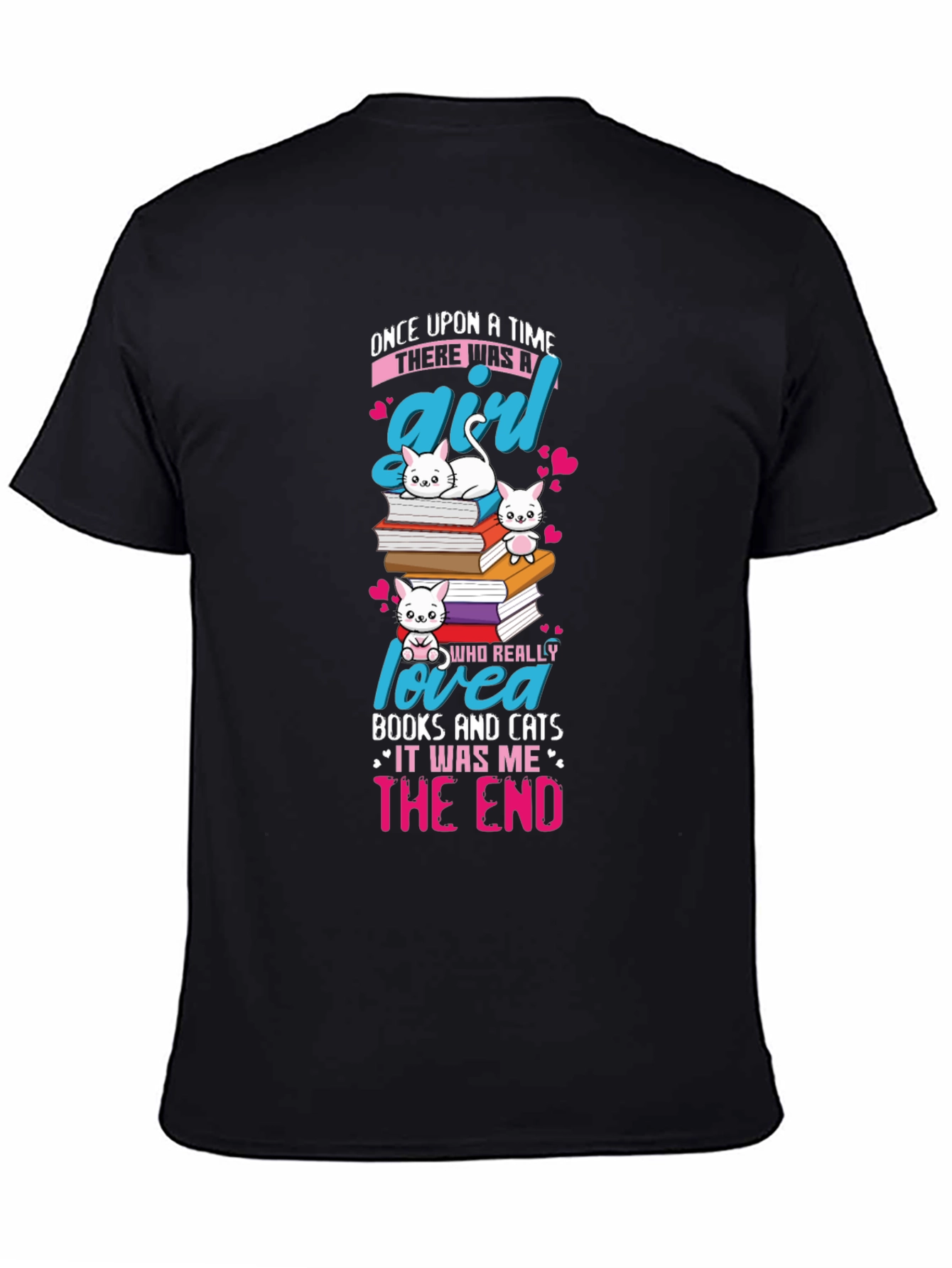 Cats and Books T-Shirt