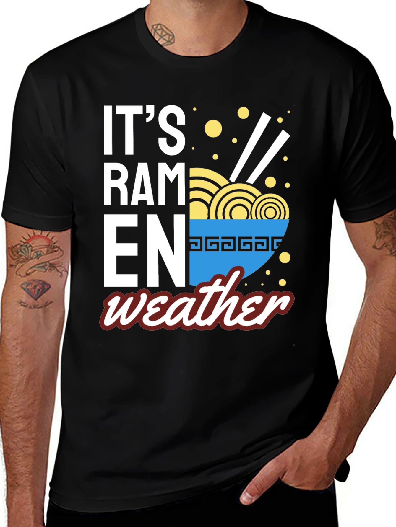 Its Ramen Weather T-Shirt - Cozy Foodie Tee