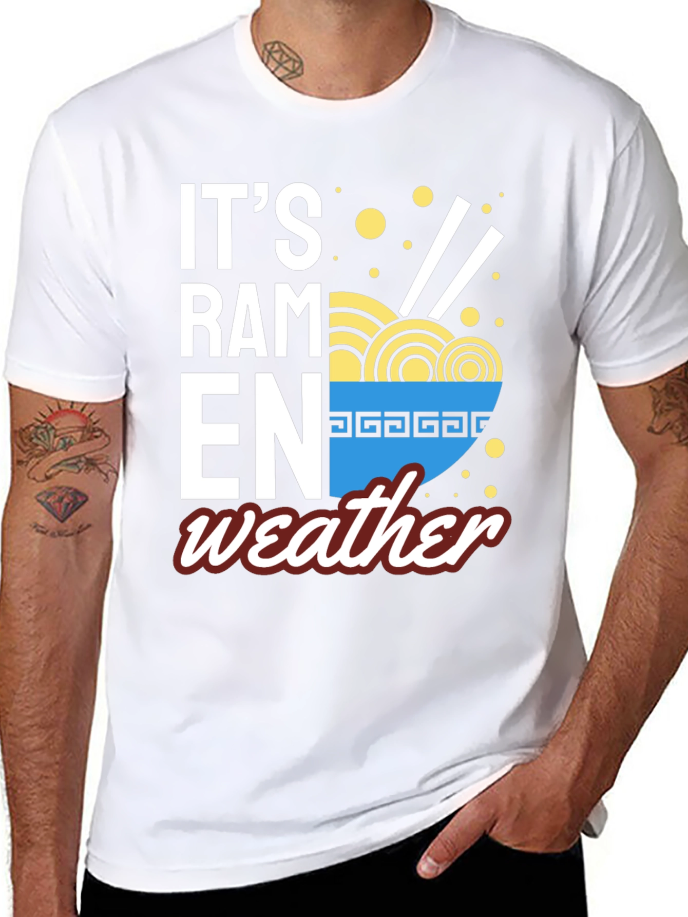 Its Ramen Weather T-Shirt - Cozy Foodie Tee