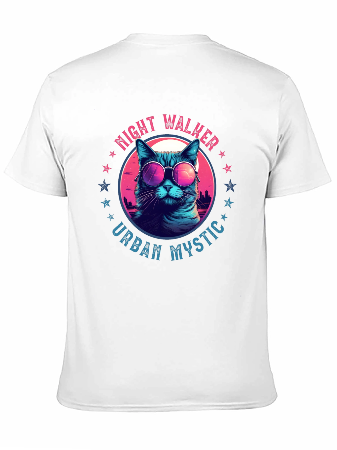 Night Walker Urban Mystic Cat T-Shirt