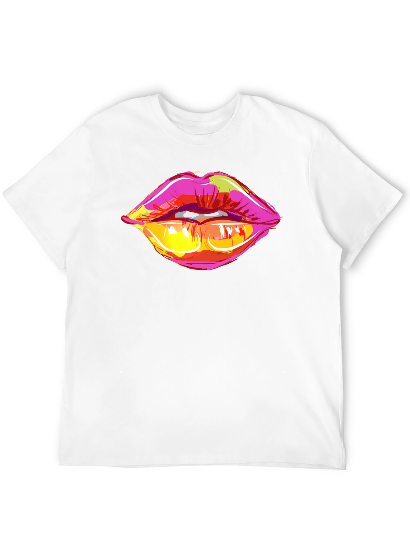 Pop Art Lips Graphic Tee - Bold & Stylish