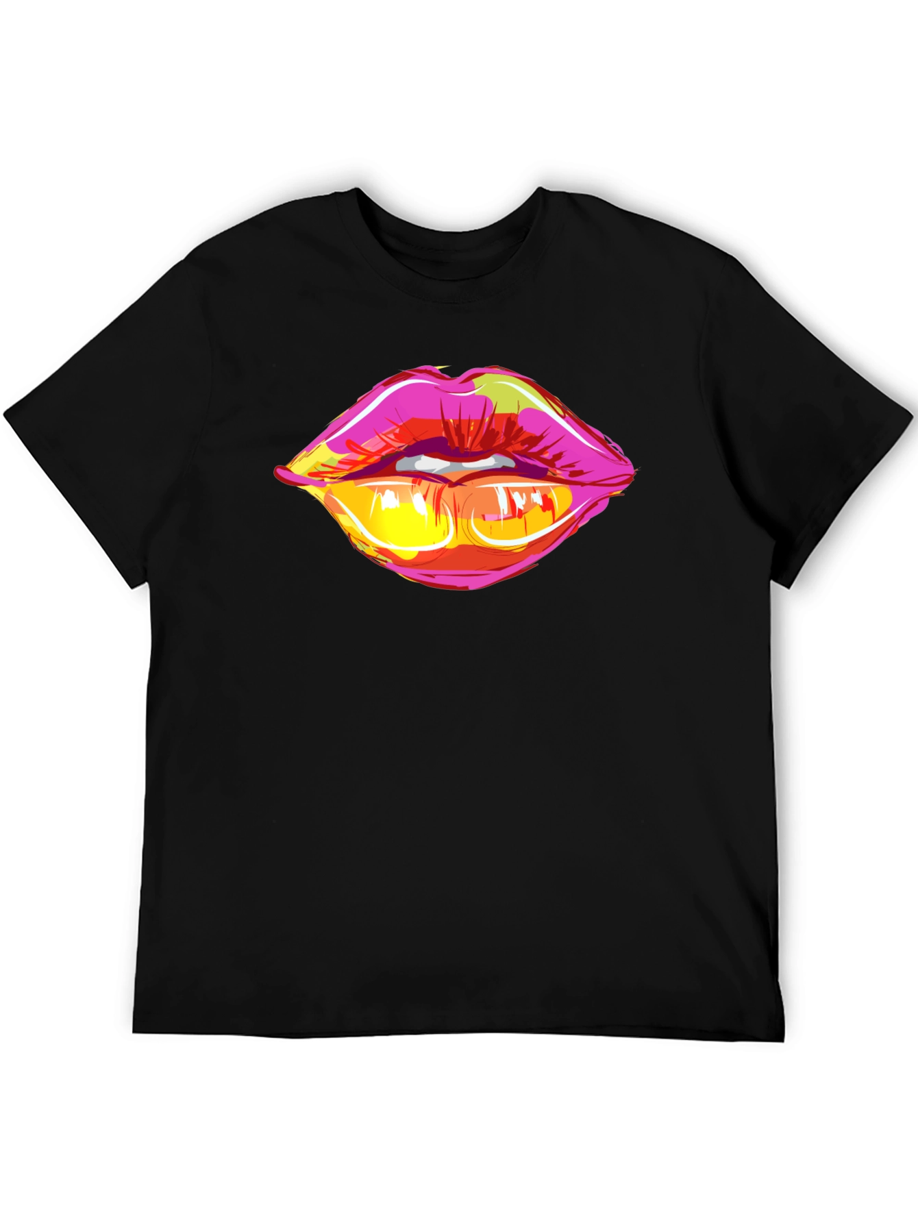 Pop Art Lips Graphic Tee - Bold & Stylish