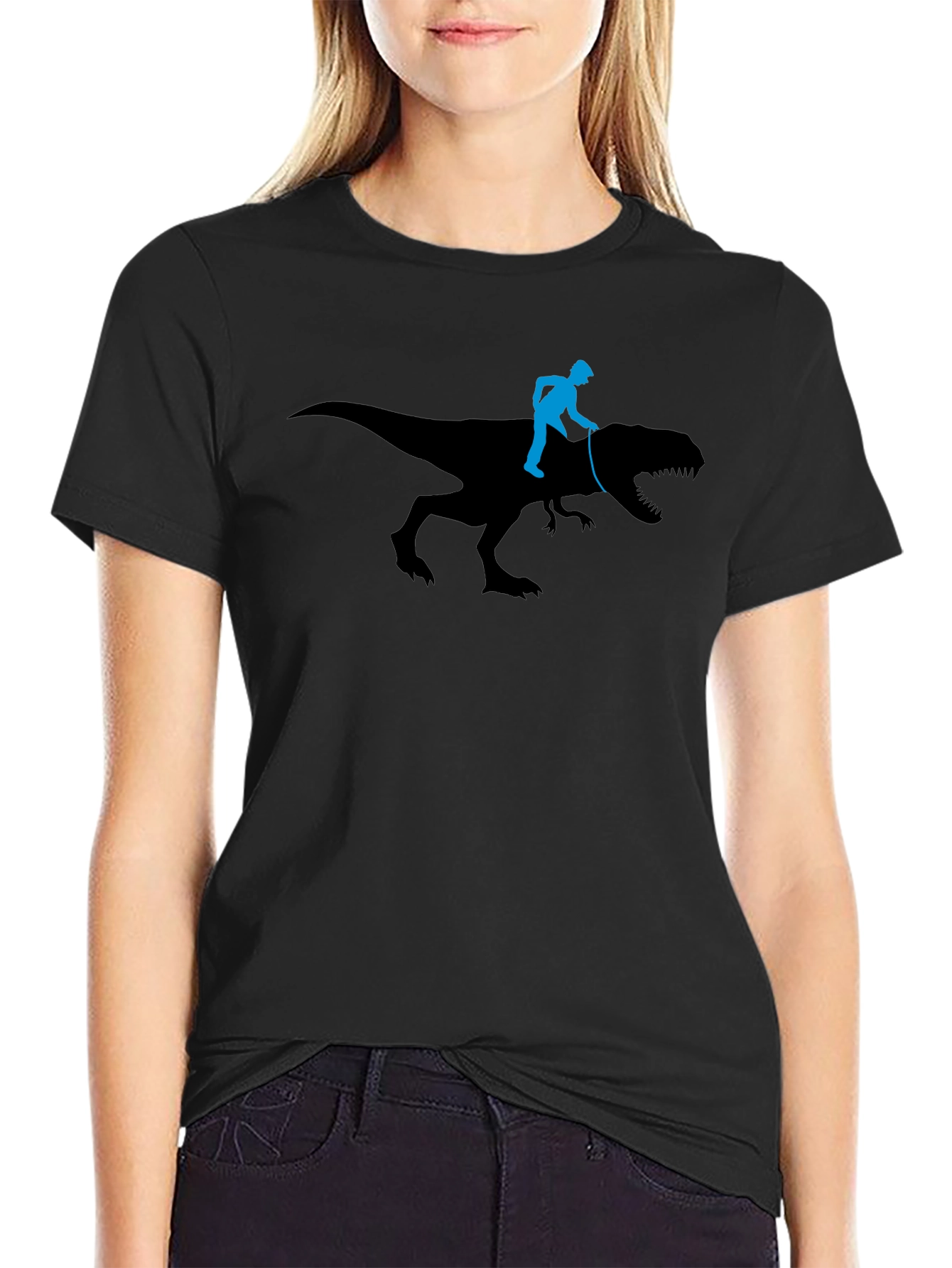 Dino Rider T-Shirt - Funny Graphic Tee