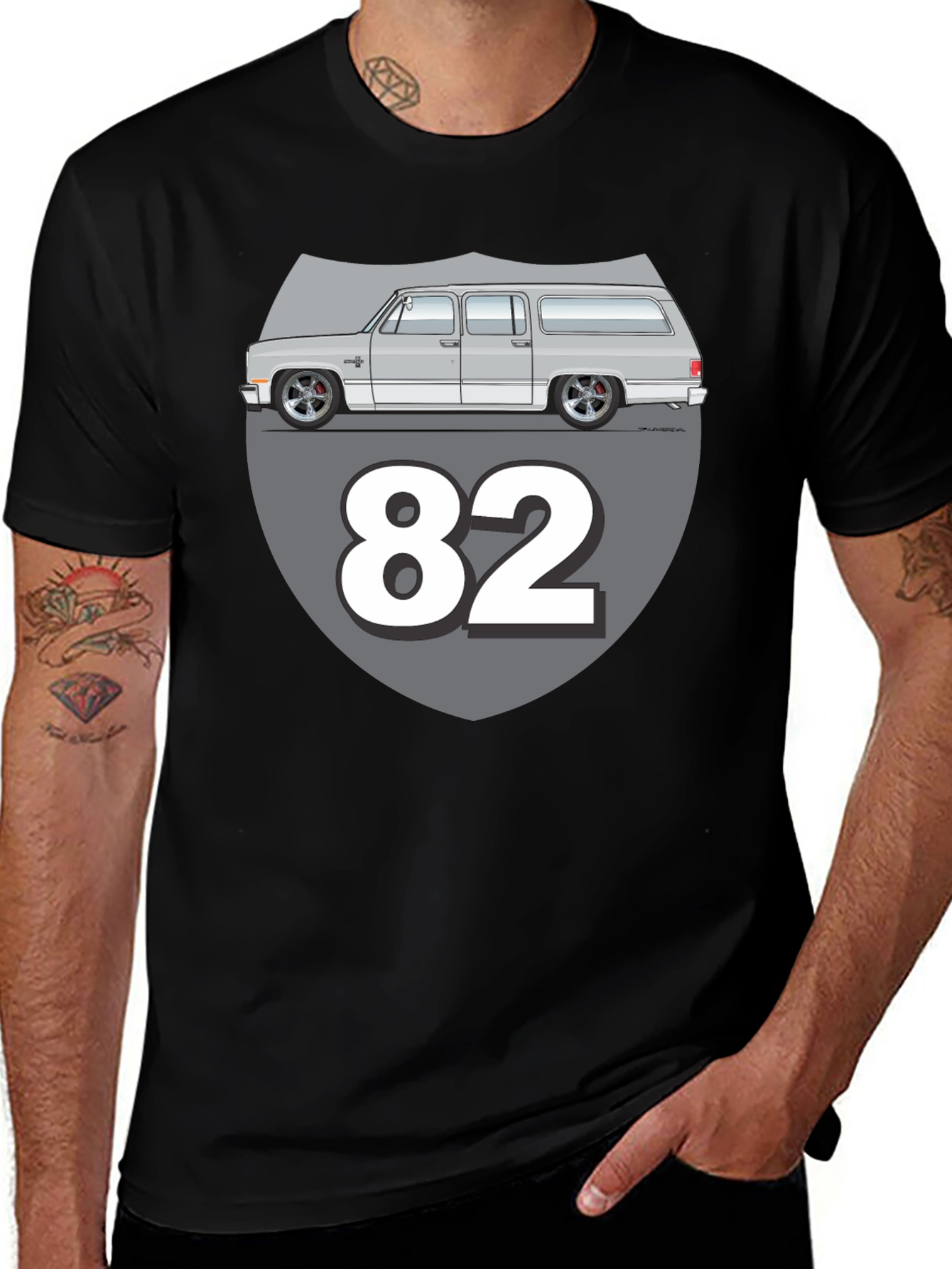 Retro 82 Chevy Suburban T-Shirt