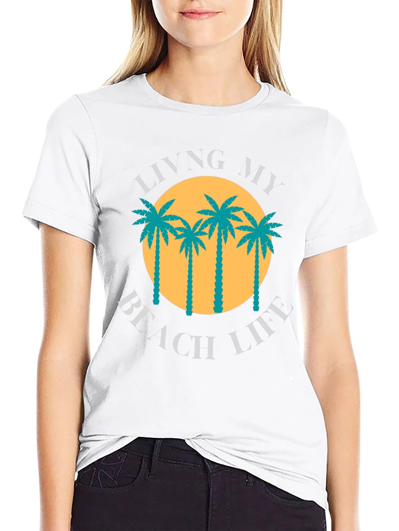 Living My Beach Life Graphic Tee