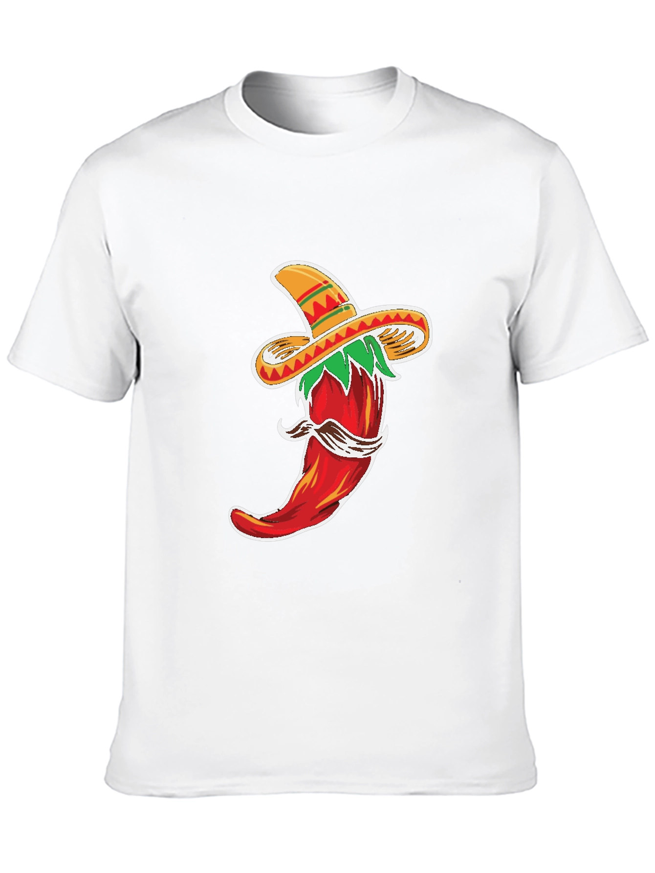 Chili Pepper Sombrero Graphic T-Shirt