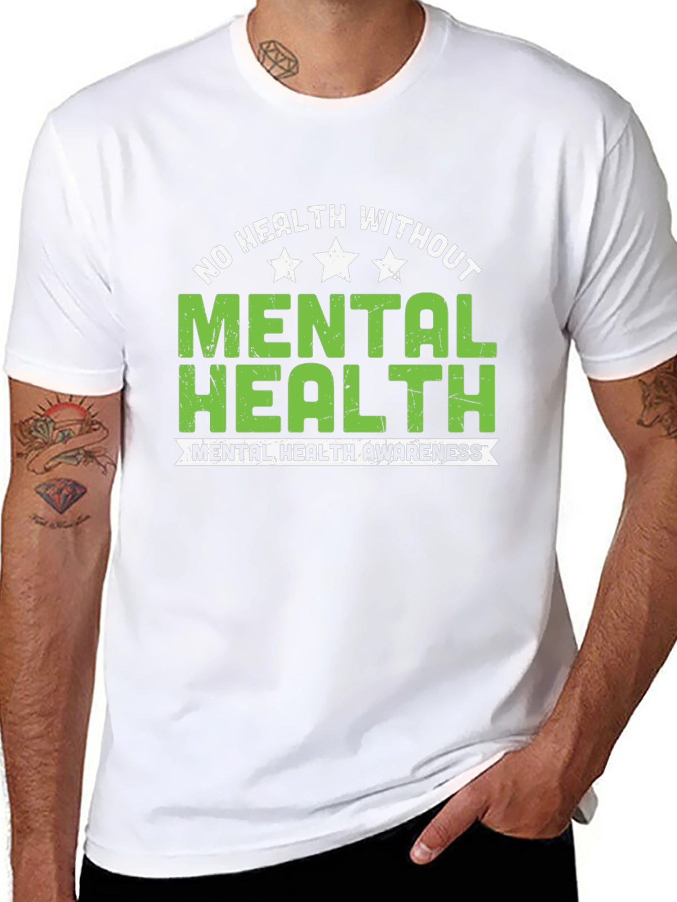 Mental Health Awareness Graphic T-Shirt