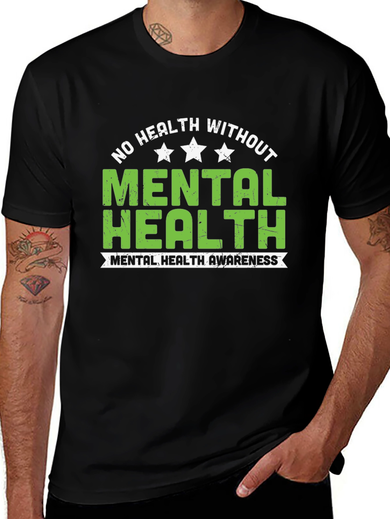 Mental Health Awareness Graphic T-Shirt