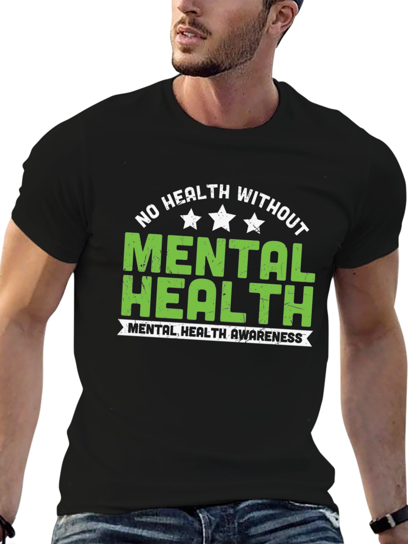 Mental Health Awareness Graphic T-Shirt