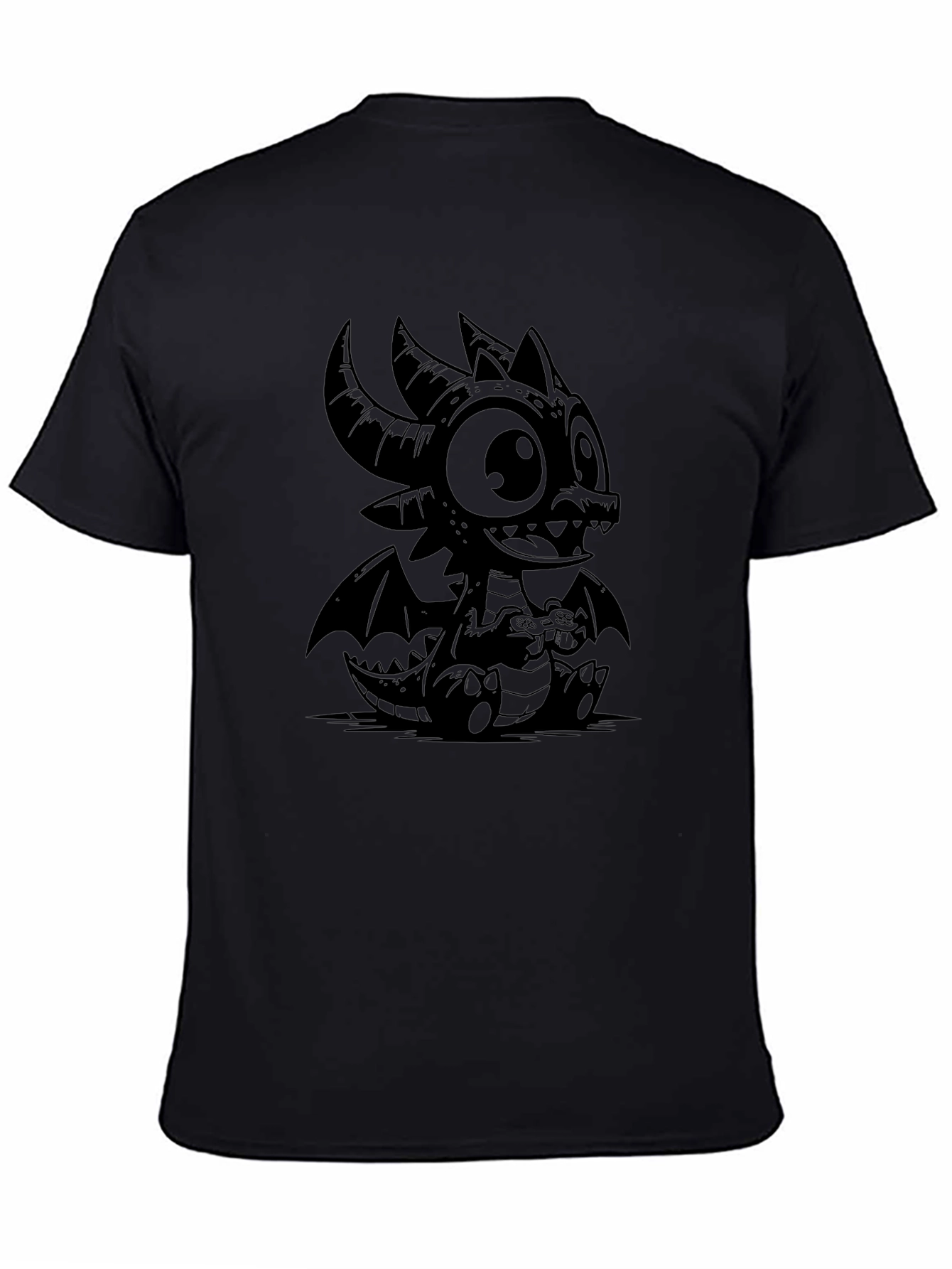Spyro Gamer Black T-Shirt - Dragon Graphic Tee