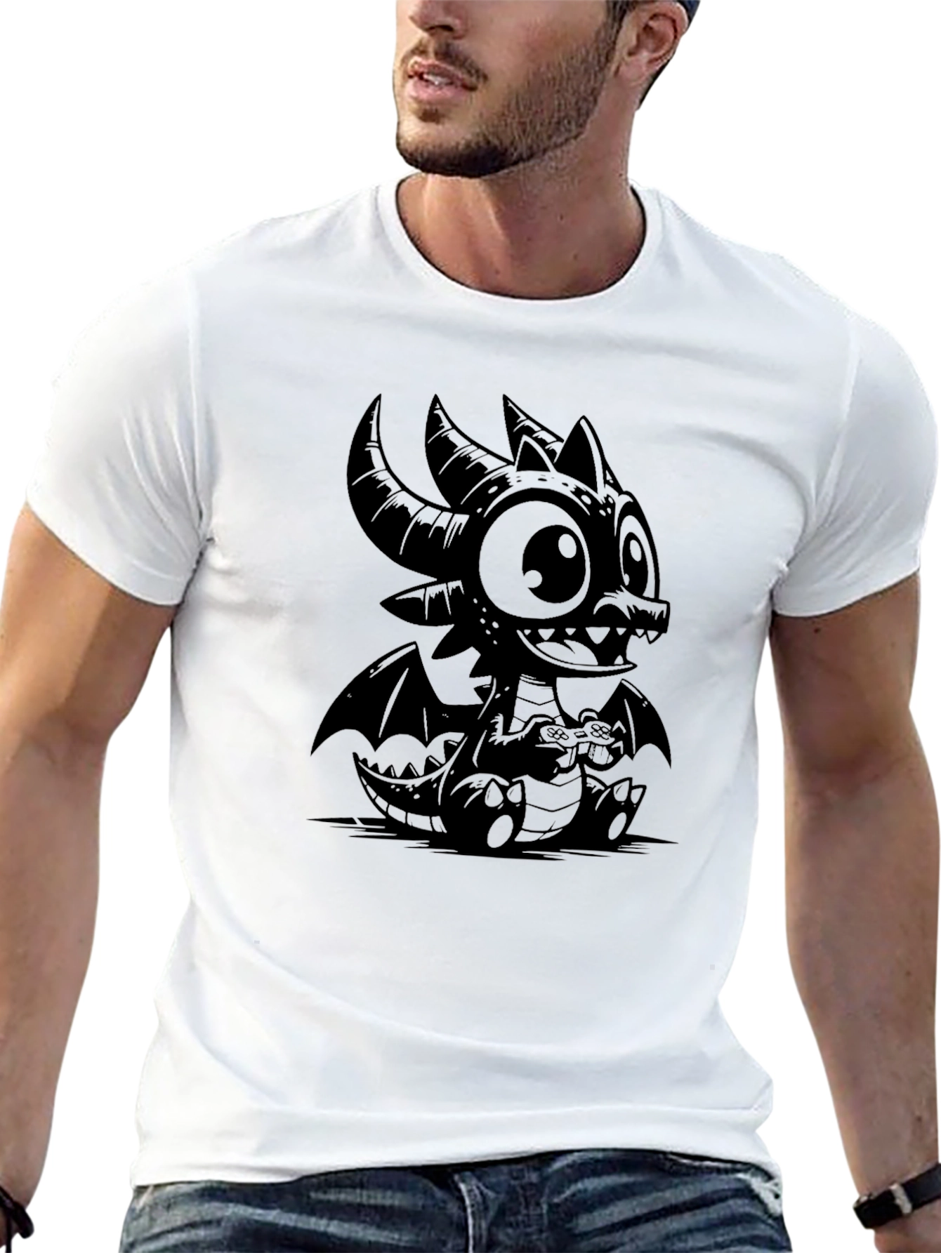 Spyro Gamer Black T-Shirt - Dragon Graphic Tee
