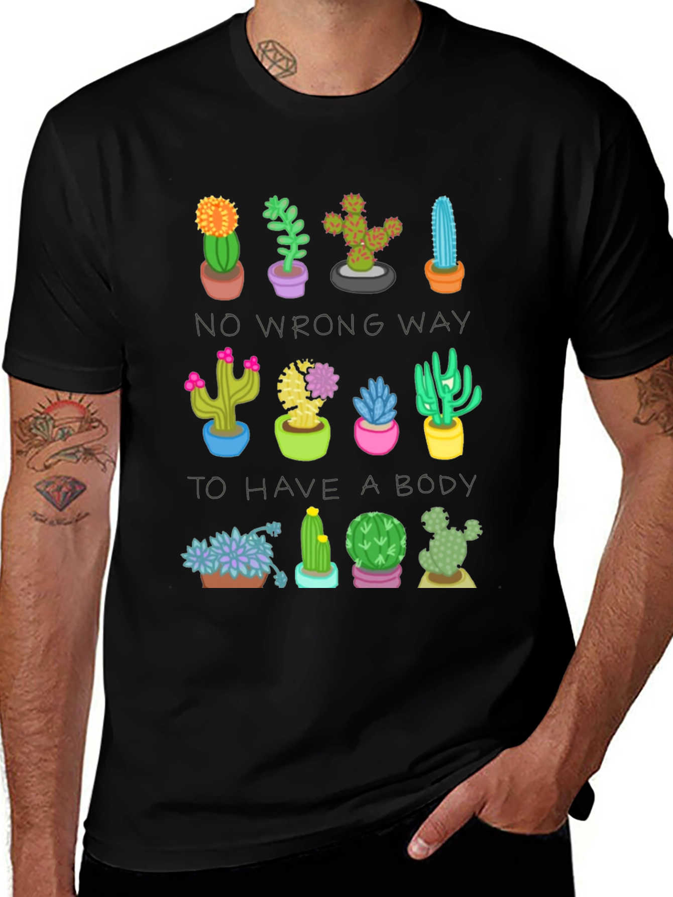 Cactus Body Positive T-Shirt