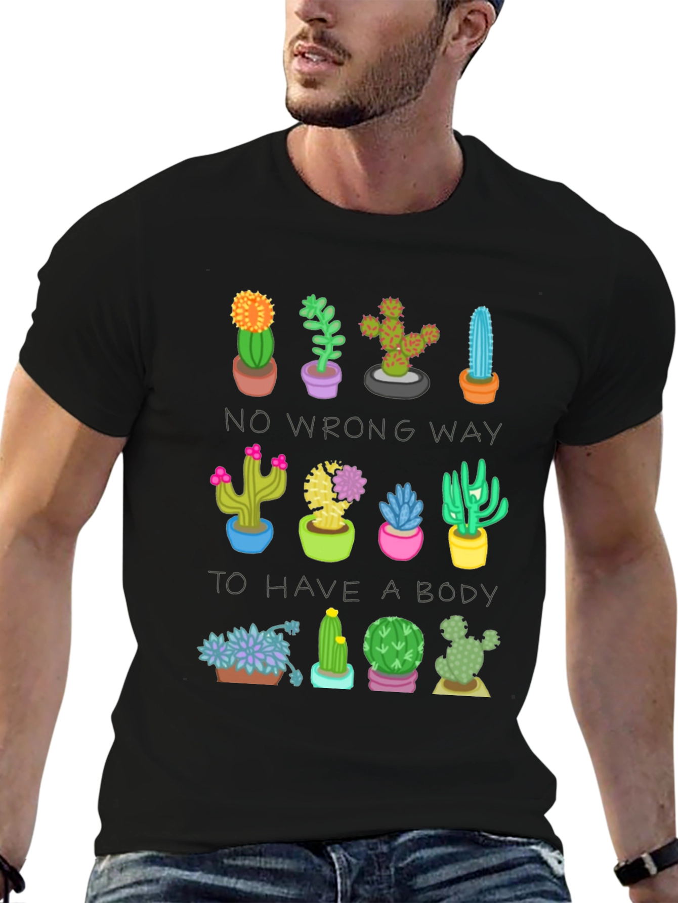 Cactus Body Positive T-Shirt