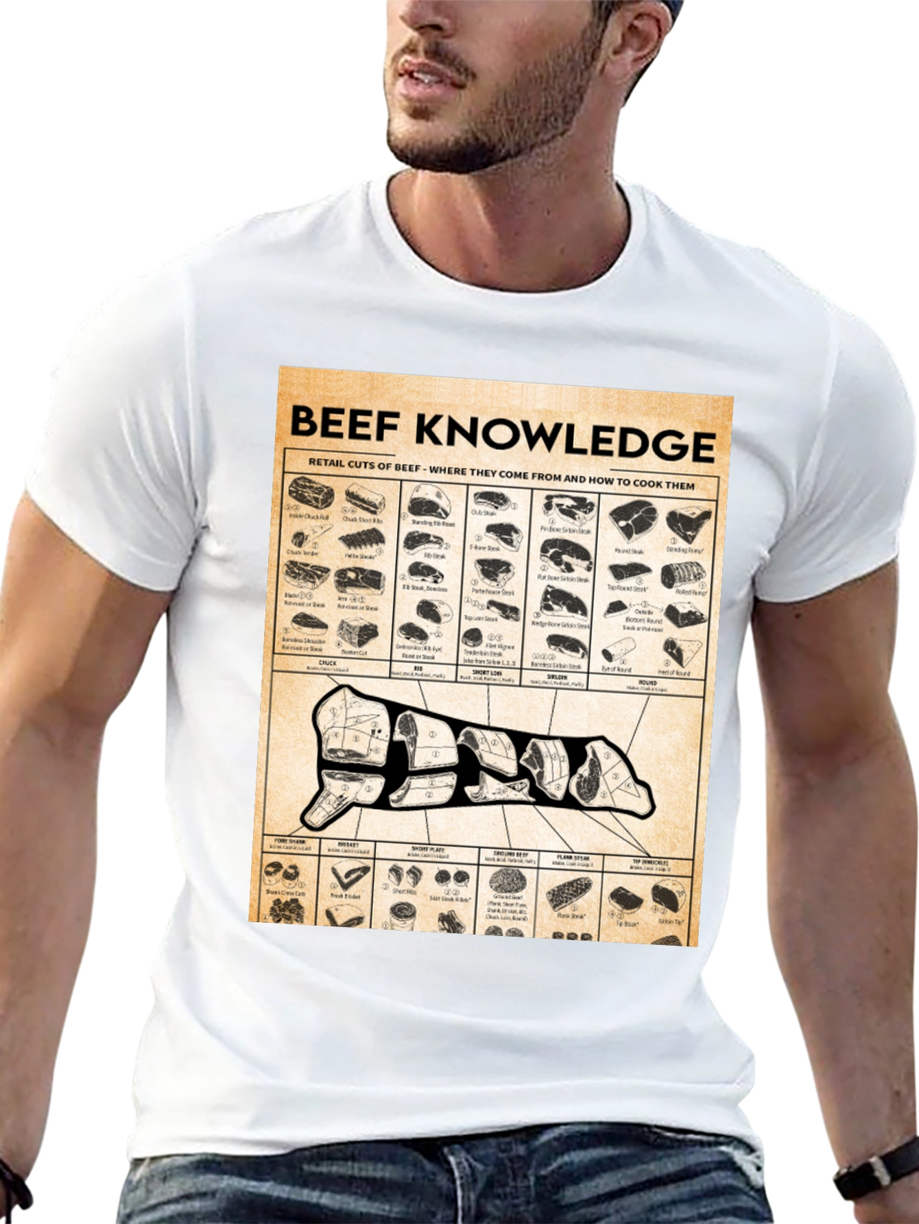 Beef Knowledge Graphic T-Shirt