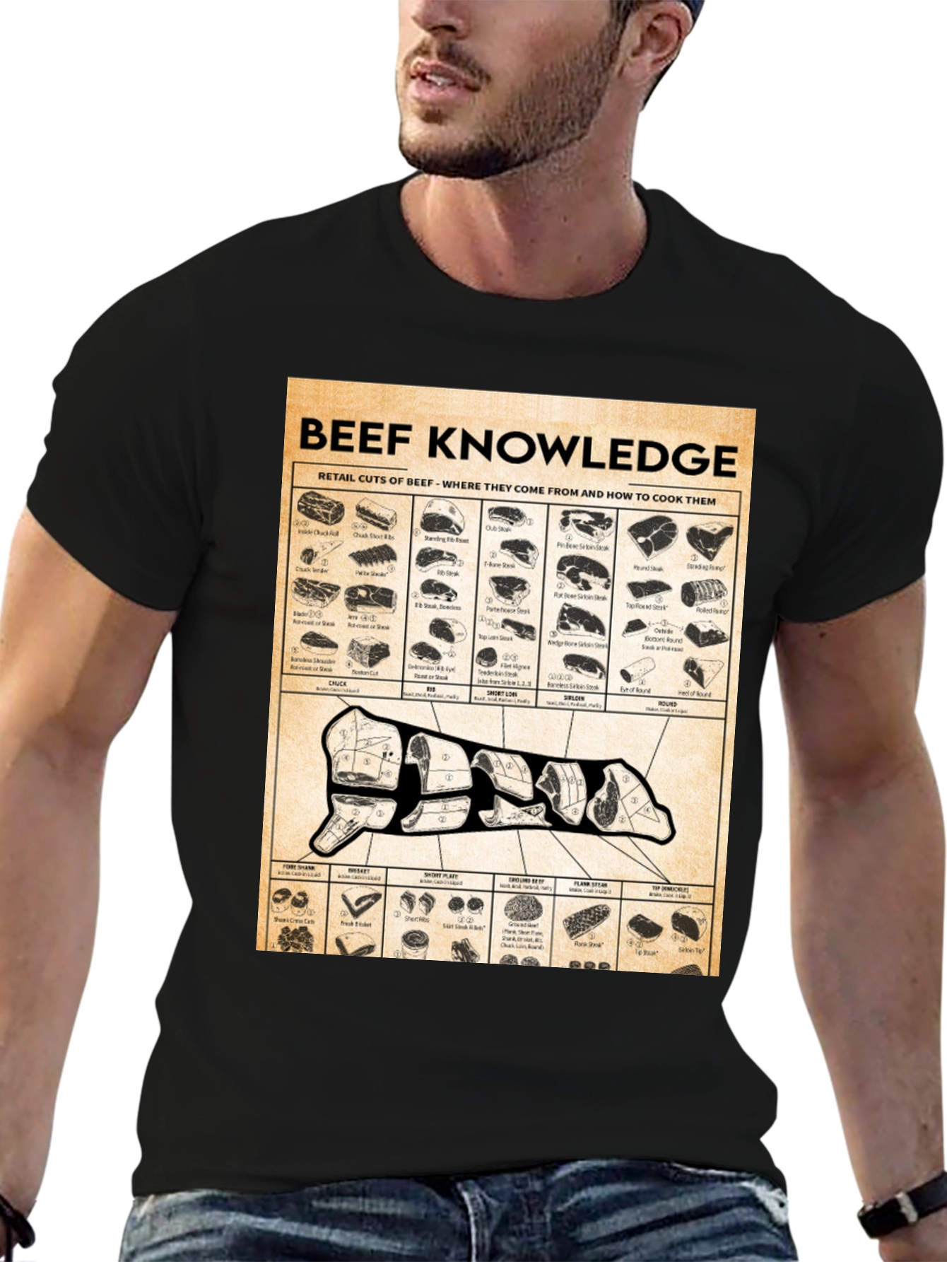 Beef Knowledge Graphic T-Shirt