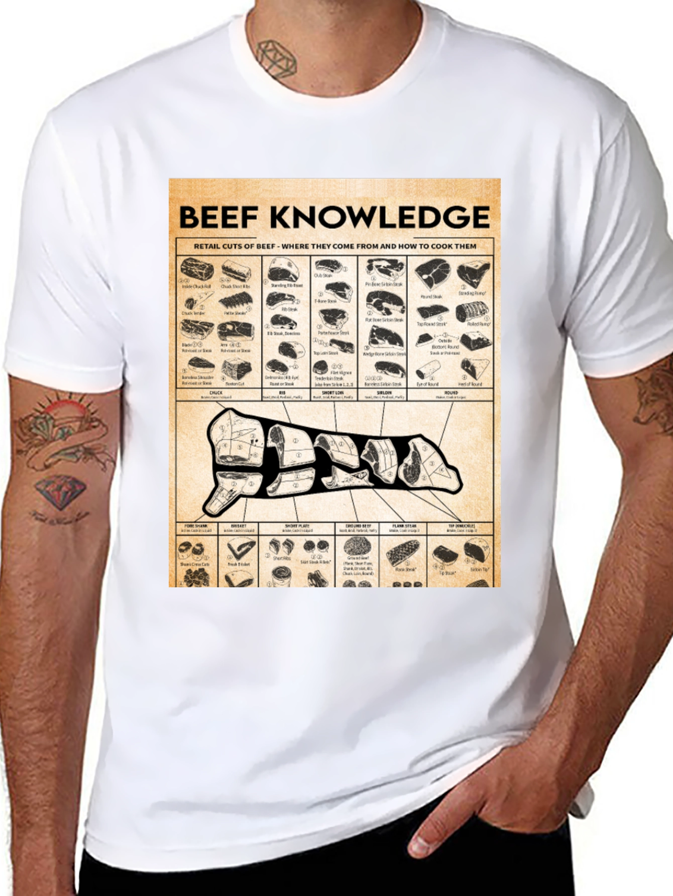 Beef Knowledge Graphic T-Shirt