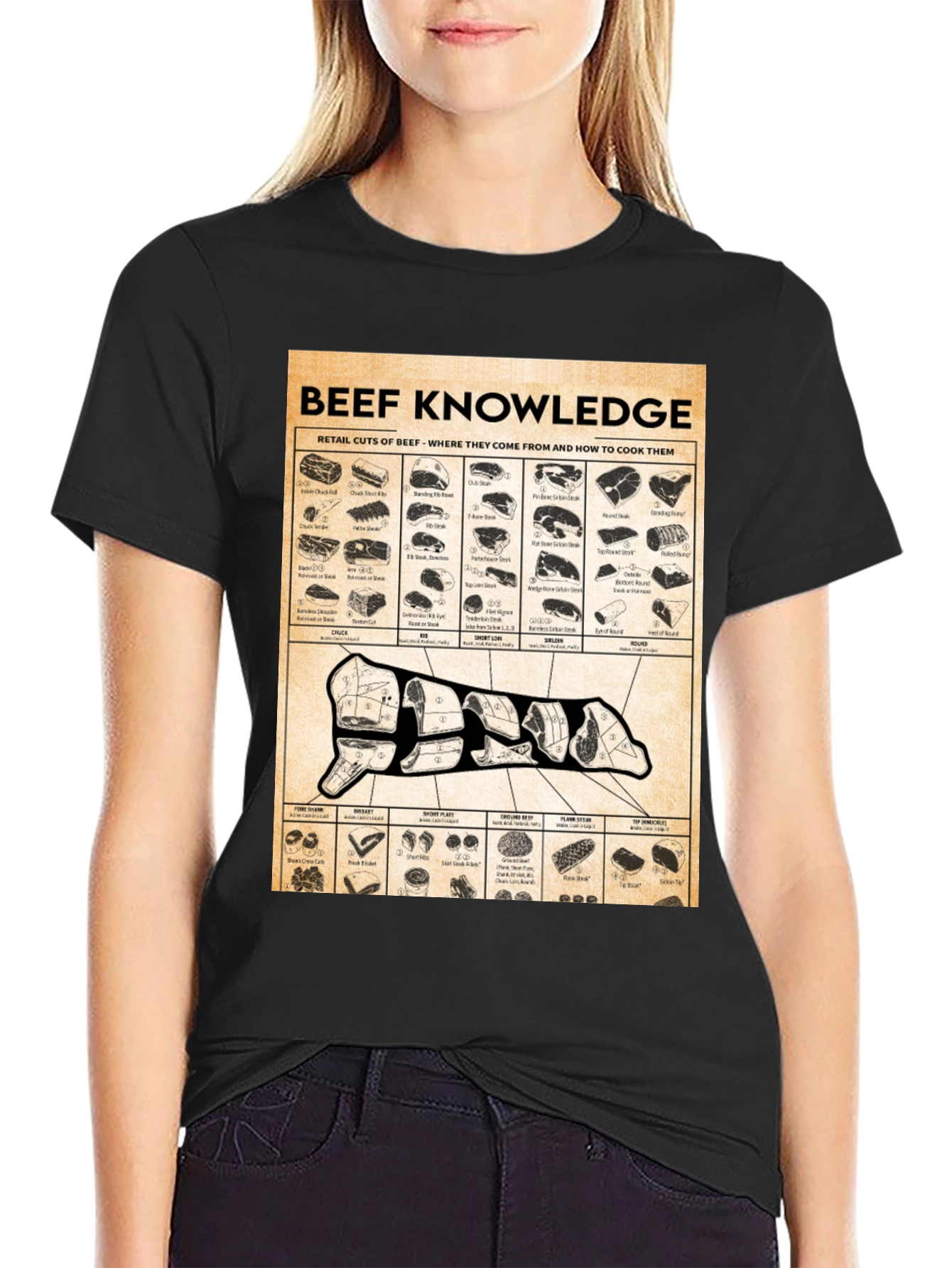 Beef Knowledge Graphic T-Shirt