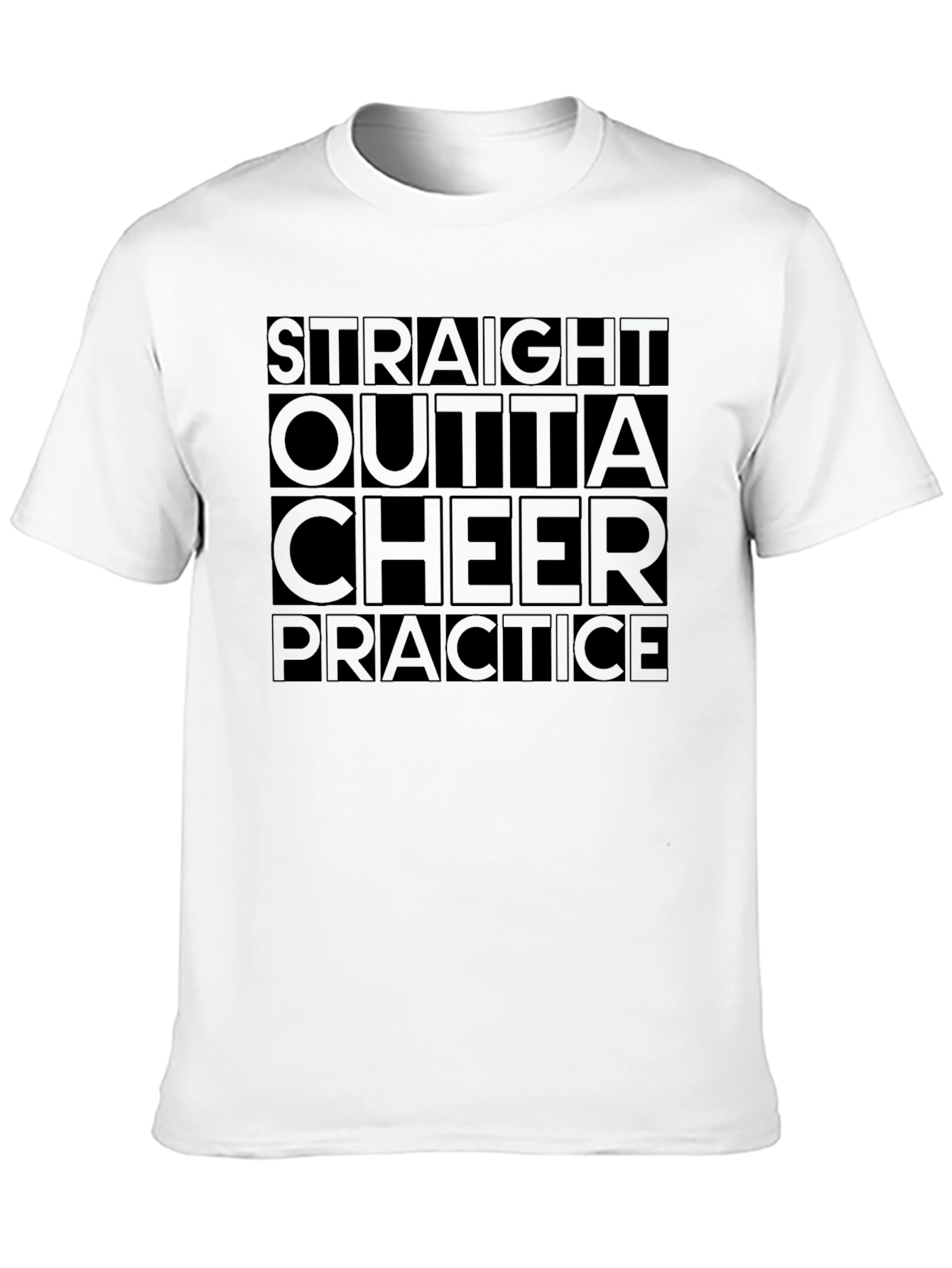Straight Outta Cheer Practice Graphic Tee
