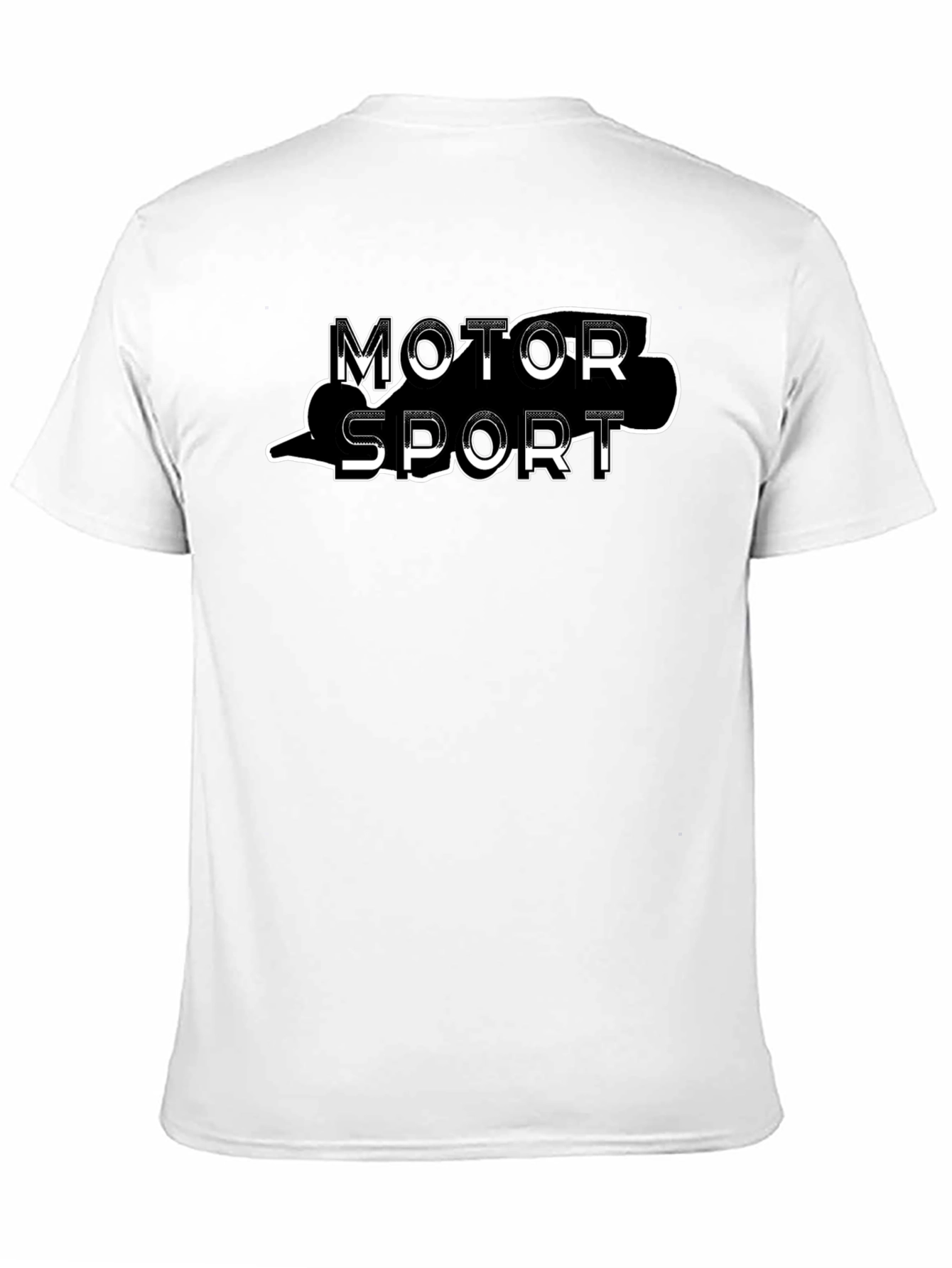 Motorsport Graphic Print Black T-Shirt