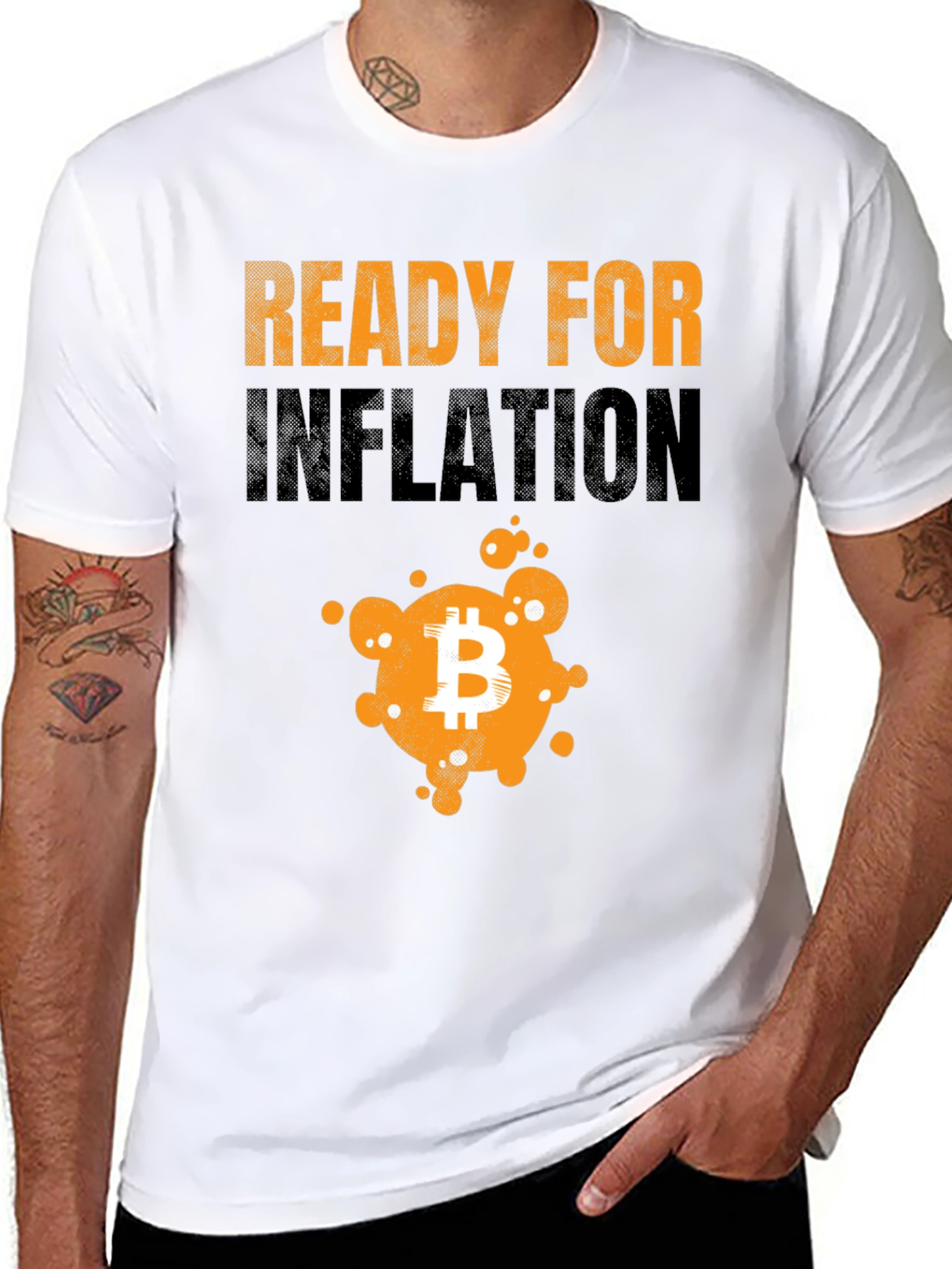 Ready For Inflation Bitcoin Graphic T-Shirt