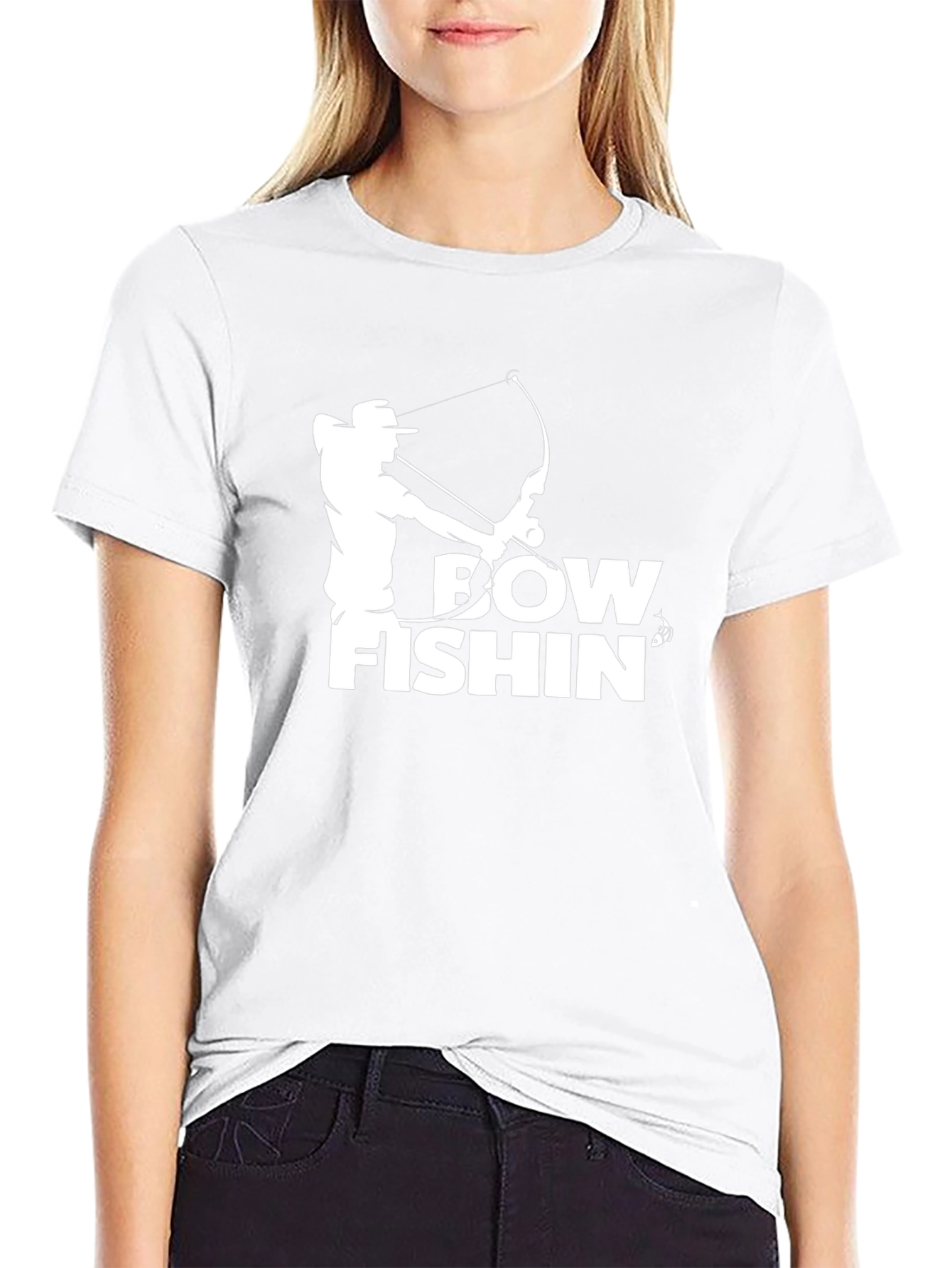 Bow Fishin T-Shirt - Black Graphic Tee