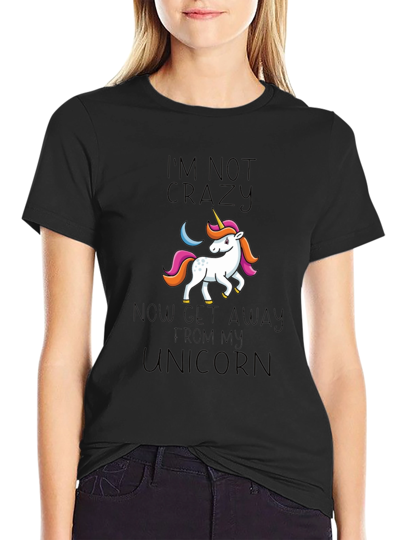Im Not Crazy Unicorn Graphic Tee