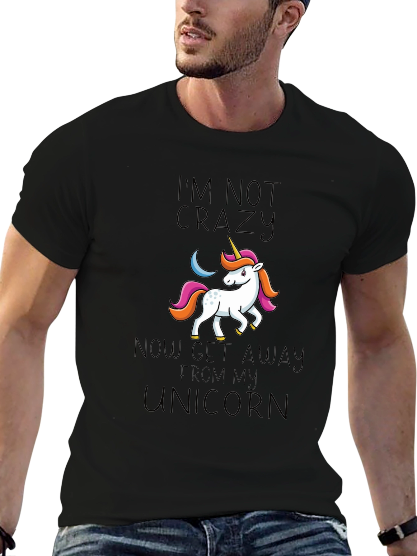 Im Not Crazy Unicorn Graphic Tee