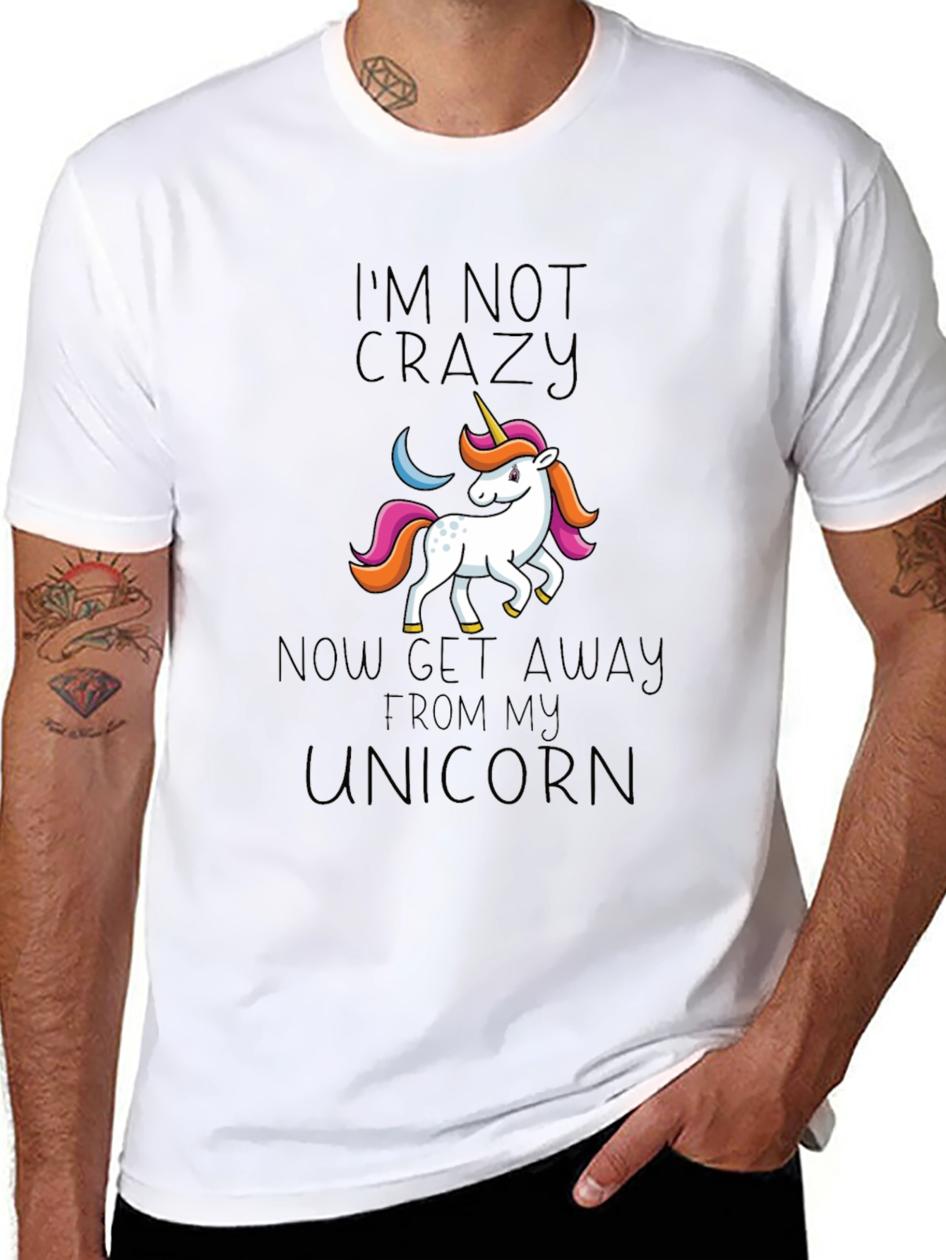 Im Not Crazy Unicorn Graphic Tee